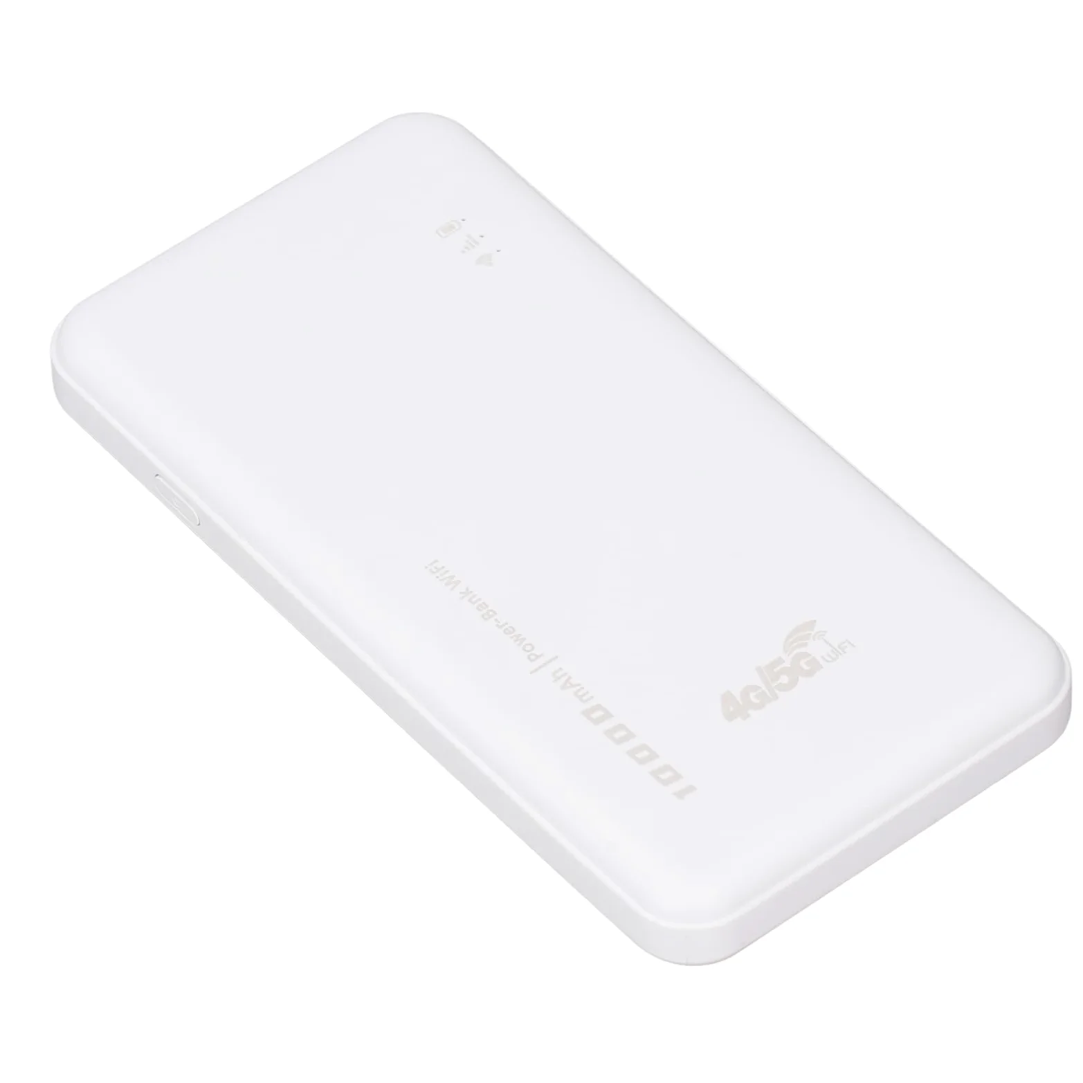 Generic Router Portatile 4G LTE Hotspot Mobile Slot per Scheda SIM 300Mbps Batteria Power Bank Router per Casa e Lavoro ABS Bianco 1 Articolo