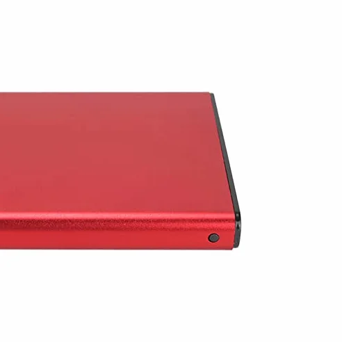Case esterno portatile per hard disk, HDD e SSD con interfaccia USB 3.0, 2,5 pollici, 5 Gb/s, 2 TB, antistatico, per nero, argento, blu e rosso