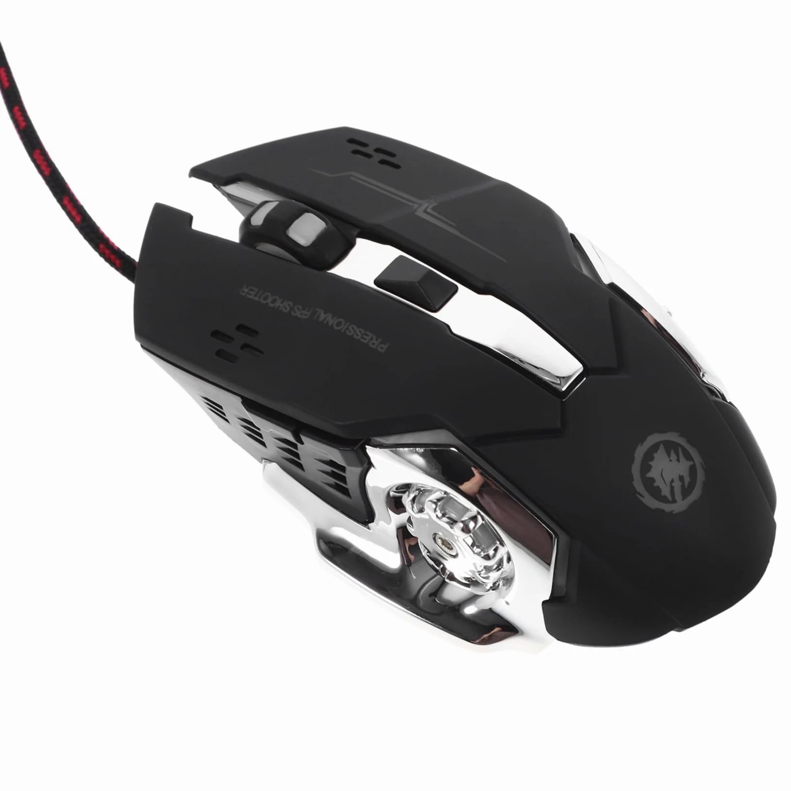 Gadpiparty 3pezzi Mouse Gaming Ergonomico Con Retroilluminazione Led Design Semplice e Comfort Dpi Compatibile Con Laptop e Desktop Materiale Resistente