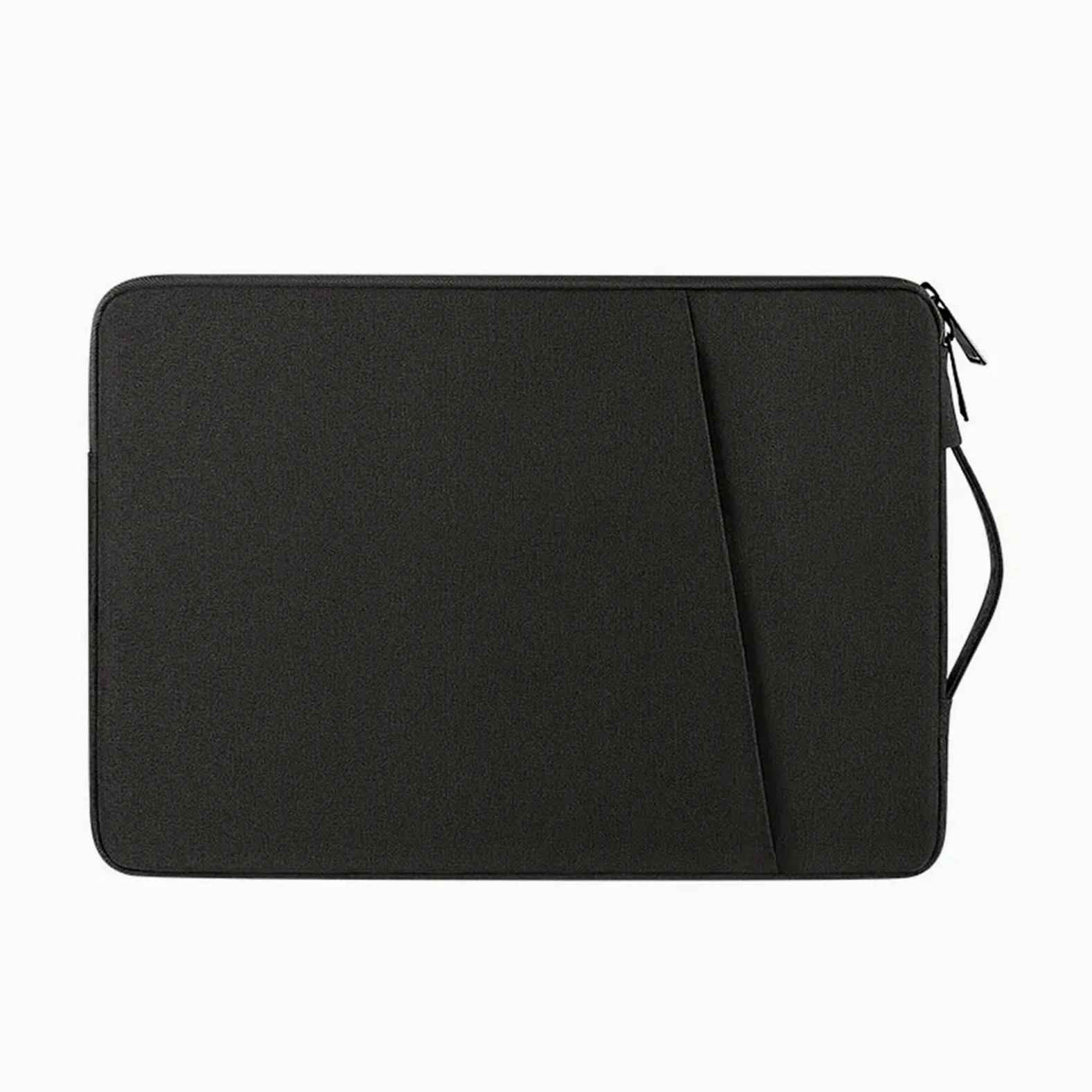 Custodia per laptop Borsa impermeabile for laptop da 15,6 pollici di grande capacità for pendolari Custodia protettiva for tablet PC(Nero)