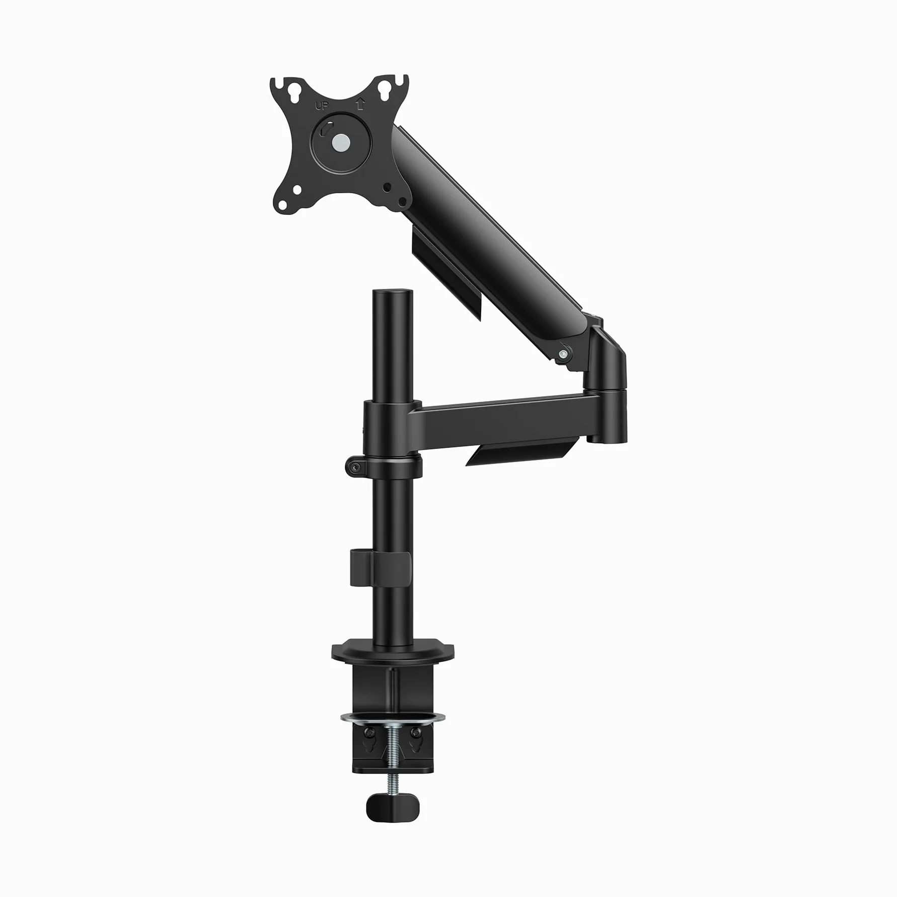 KIMEX Supporto schermo PC 1 schermo 17"-32" con asta nero 015-2703