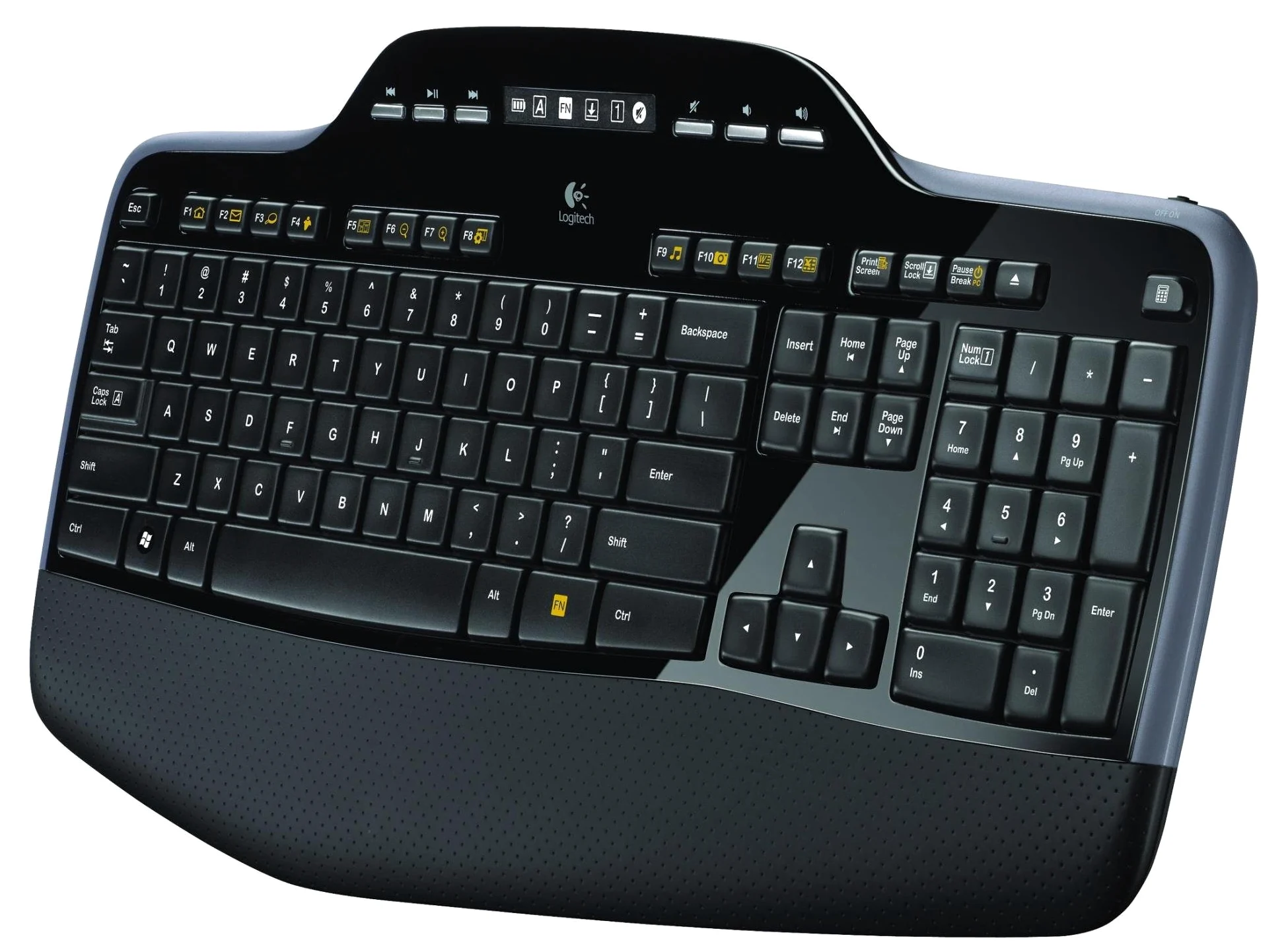 Logitech MK710 Kit Mouse e Tastiera, Layout Inglese Qwerty, Nero