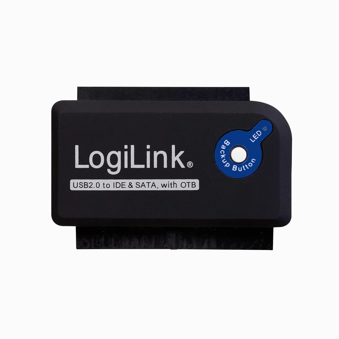 LogiLink Adapter USB 2.0 to 2.5 + 3.5 Zoll IDE + SATA HDD OTB Nero