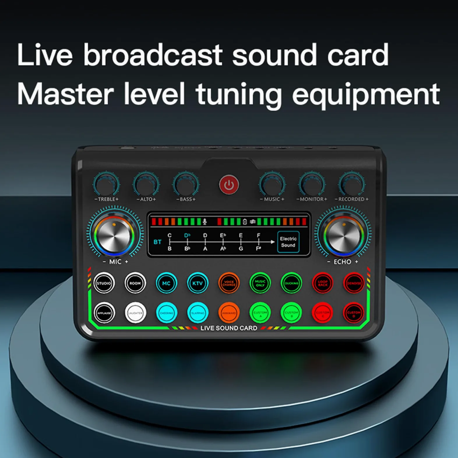 Scheda audio USB Trasmissione Live Scheda audio Avanzata Decodifica Acustica Facile Controllo Per Creatori di Contenuti E Musicisti Interfaccia Audio USB