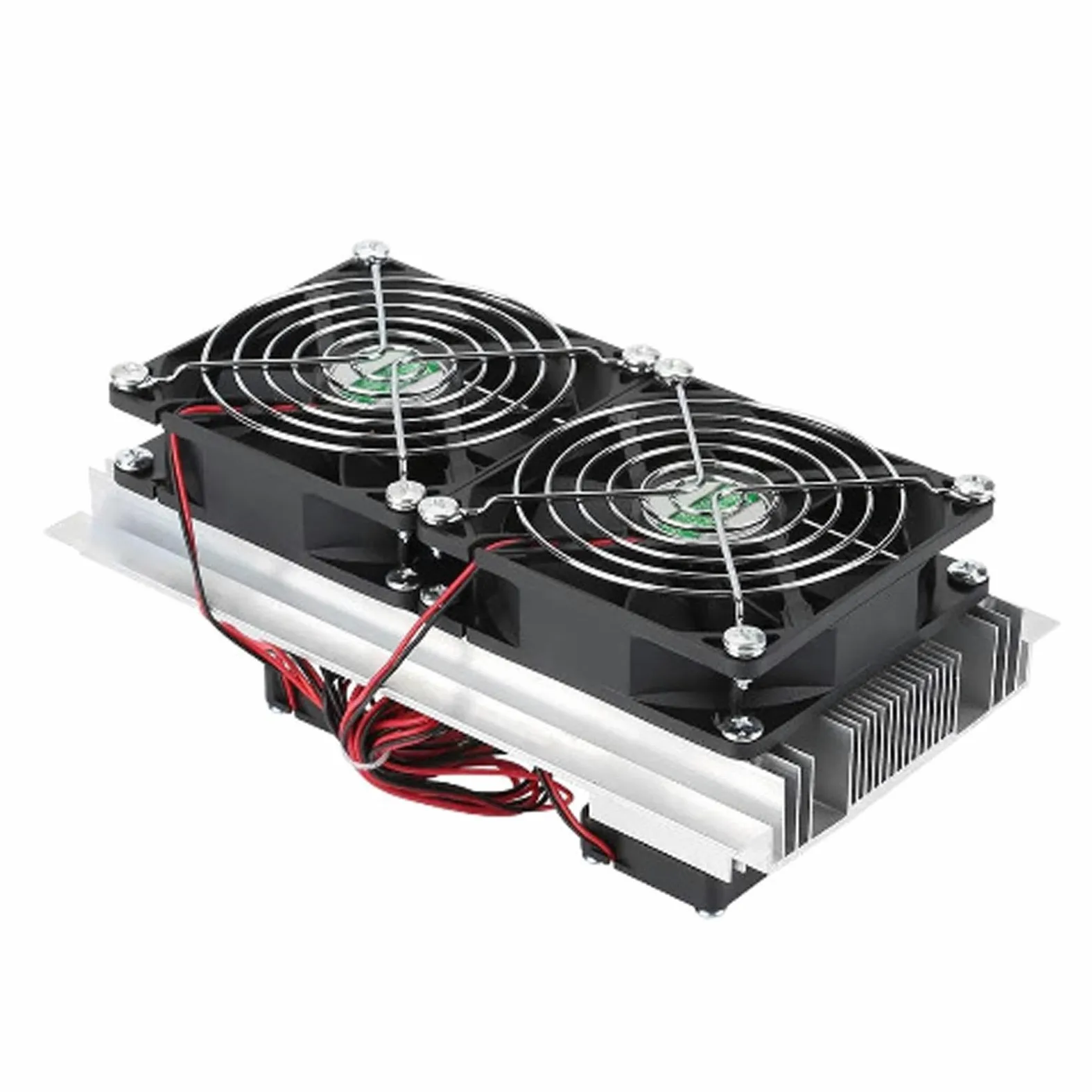 Kit doppio di raffreddamento, modulo di raffreddamento a semiconduttore con design a doppia ventola, piccolo e leggero per mini condizionatori, ampia applicazione per piccoli