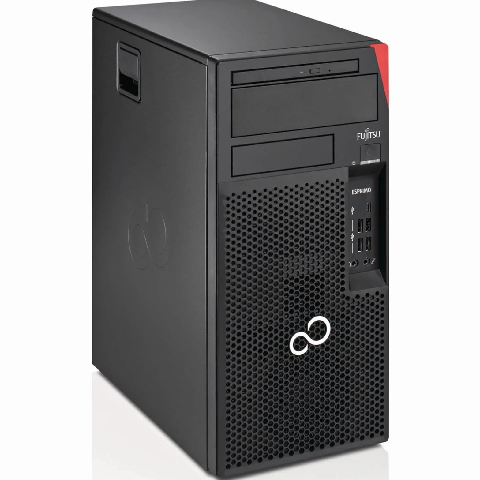 Fujitsu Esprimo P957, Desktop Pc Computer Fisso, Intel Core i7-6700, Ram 16Gb DDR4, SSD 256Gb, Displayport, WiFi, Windows 11 Pro (Ricondizionato)