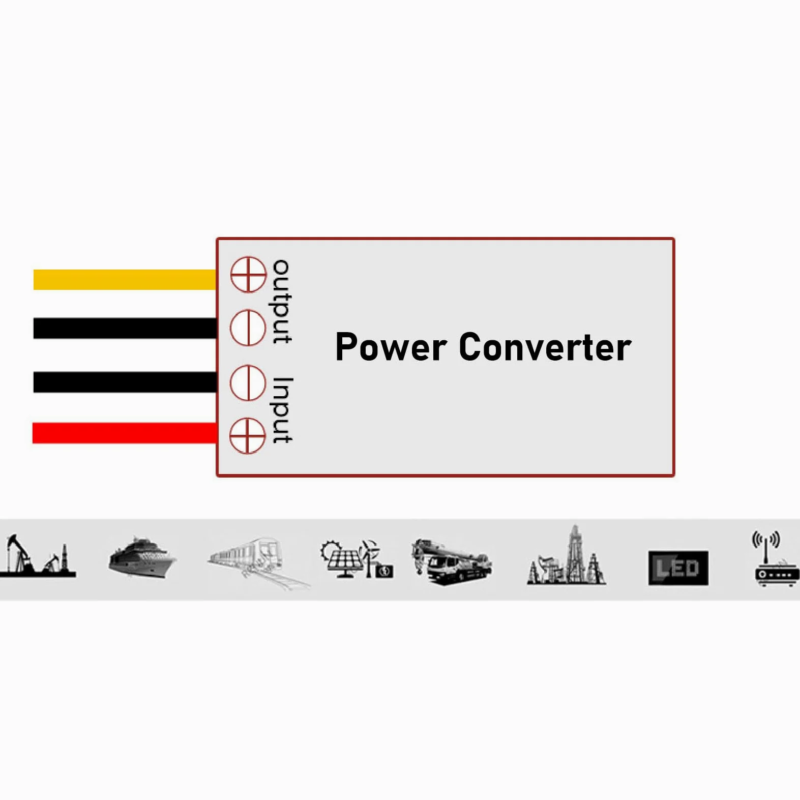 Convertitore Boost DC 12V 24V a 48V, Modulo Regolatore di Tensione Step up Impermeabile 10A 480W, Adattatore Alimentazione Trasformatore Tensione Alimentazione Booster