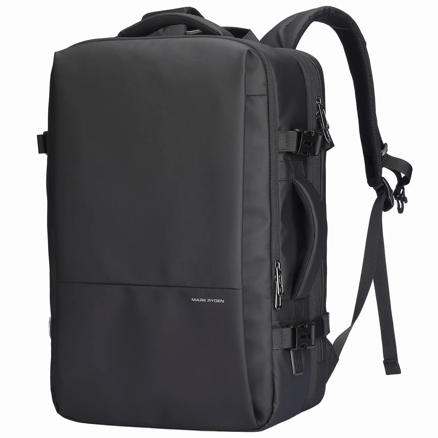 MARK RYDEN 30-45L Zaino da viaggio per affari, borsa a tracolla espandibile, zaino multifunzionale per l'umidità e l'asciutto, borsa per computer da 17,3", borsa a mano