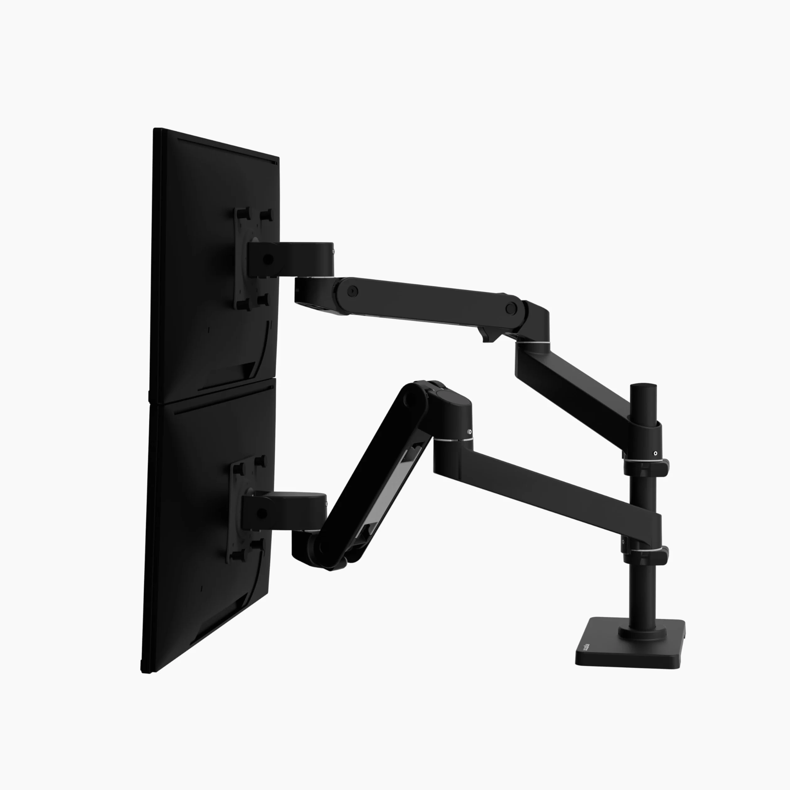 Ergotron Lx Pro Series 45-690-292 Supporti A Parete Per Tv 68,6 Cm [27] Scrivania Nero (lx Pro Arm Dual Display - Stacking Wcb)