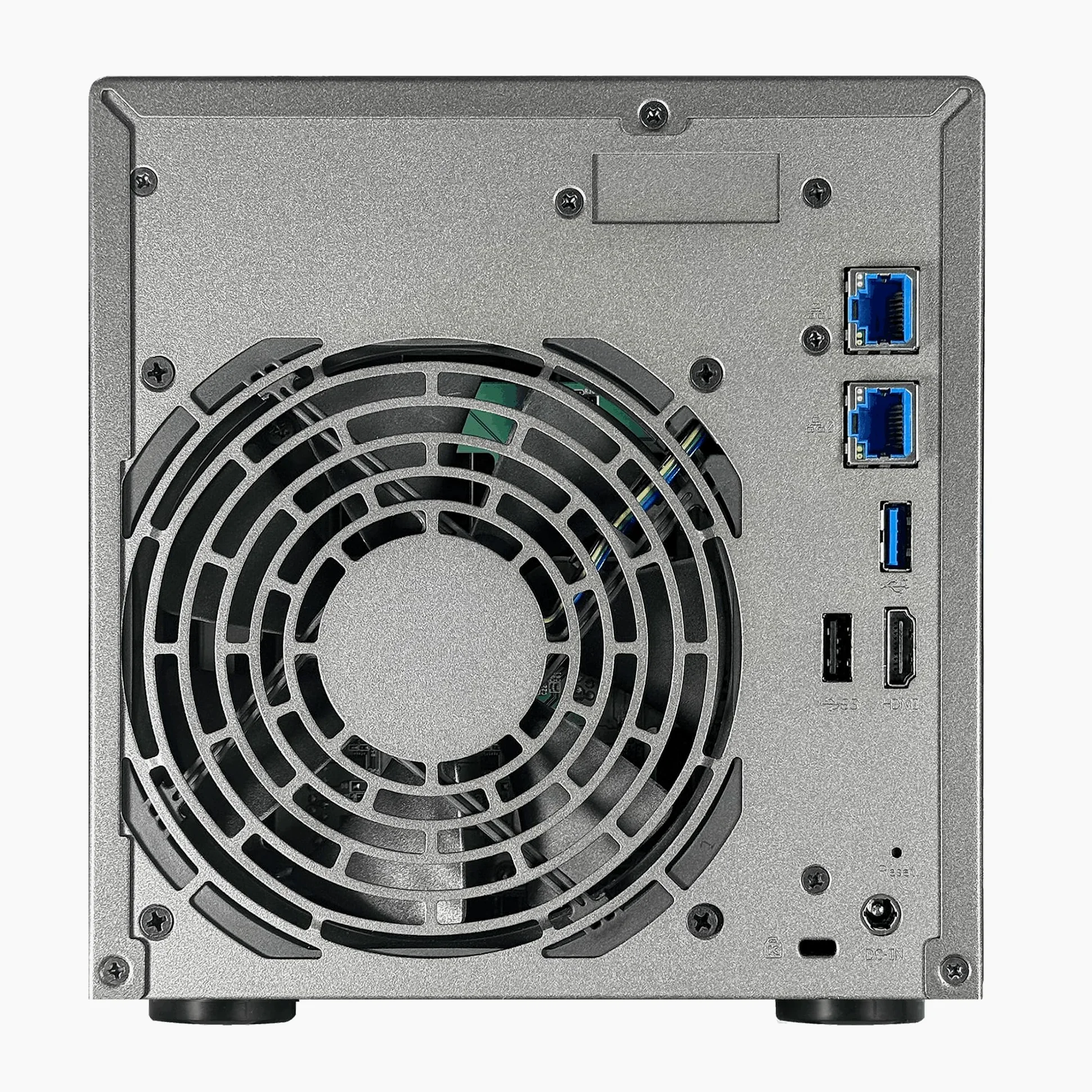Asustor Lockerstor 4 Gen2+ AS6704T v2, 4 Bay NAS, Quad-Core 2.0GHz CPU, 2 5GbE Ports, 4GB RAM DDR4, 4 M.2 SSD Slots, Network Attached Storage (Senza dischi)