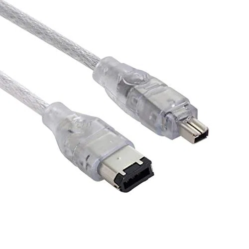 Cablecc - Cavo adattatore da 1394 6 pin a Firewire 400 IEEE 1394 4 pin maschio iLink per fotocamera e videocamera