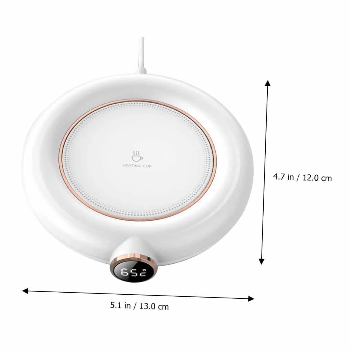 POPETPOP 1pezzi Scalda Tazze da Caffè Ricarica USB Scalda Tazze Isolanti per Tè e Bevande Calde da Latte Cuscinetto