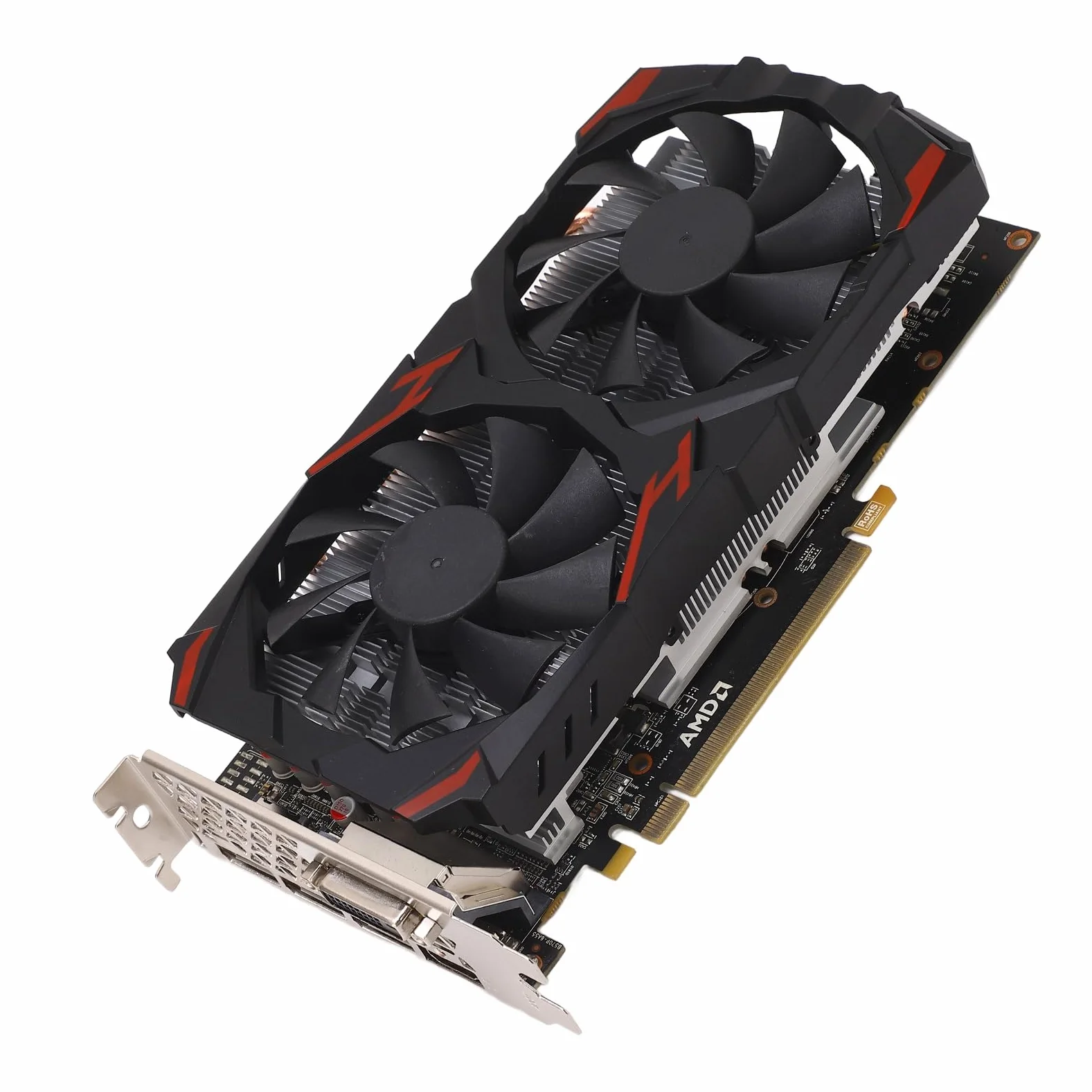 VBESTLIFE Scheda Grafica RX-580, Scheda Video da Gioco per PC Desktop a Basso Rumore da 8 GB GDDR5 256BIT, PCIE 3.0 16X, Doppia Ventola di Raffreddamento, Supporto per DirectX 12