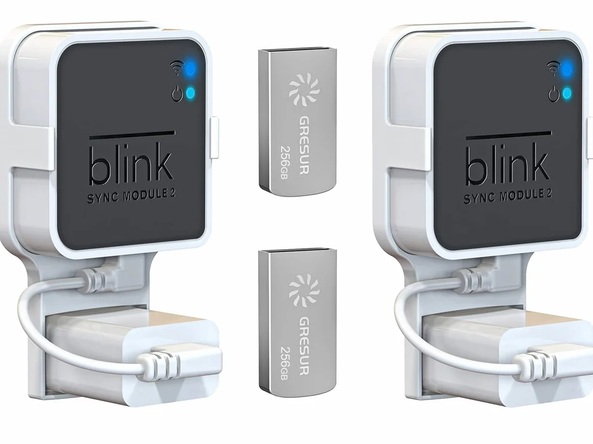 Chiavetta USB da 256 GB per archiviazione video locale con supporto Blink Sync Module 2 (modulo Blink Add-On Sync 2 non incluso), confezione da 2