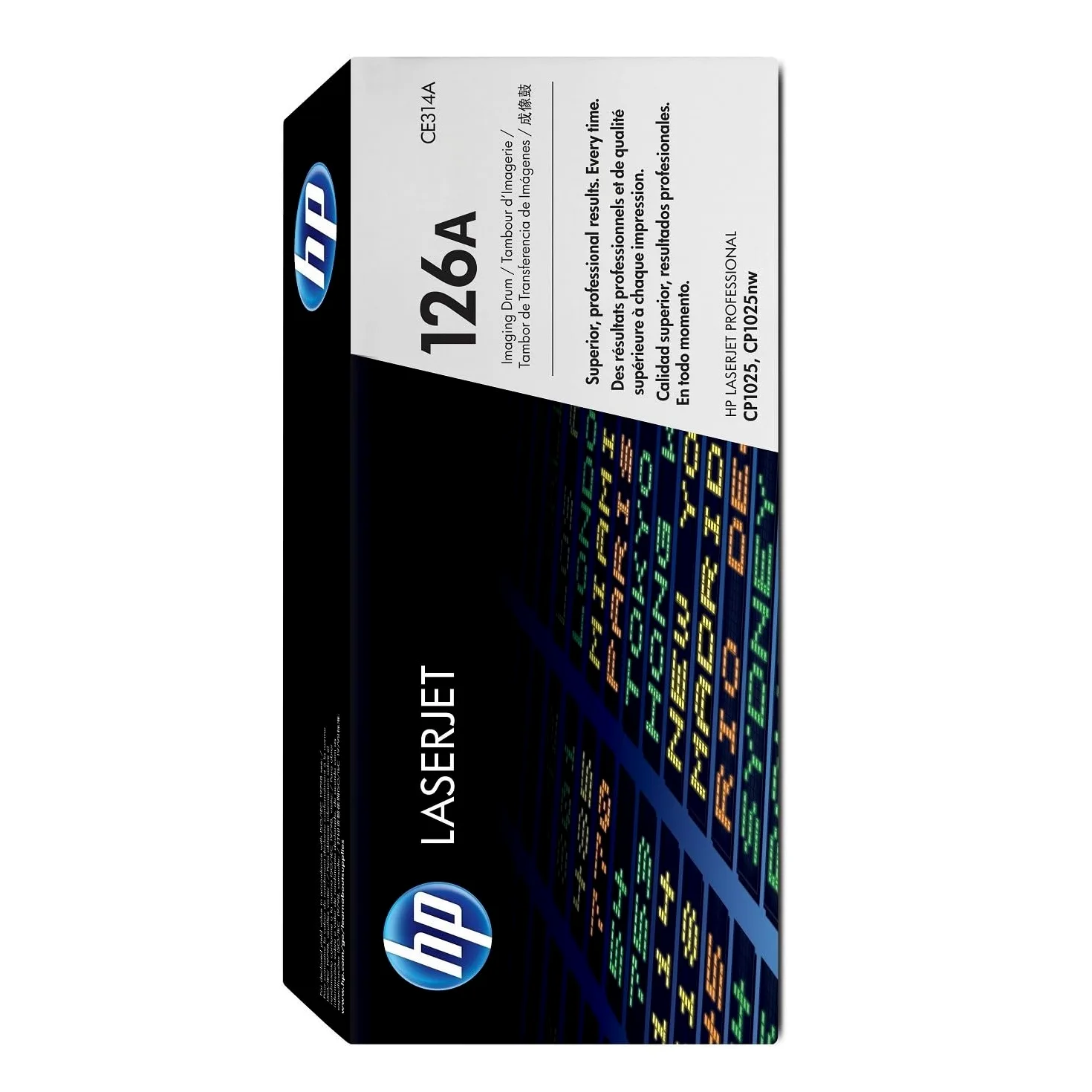 HP 126A CE314A, Tamburo Originale HP da 14000 pagine in nero, 7000 pagine a colori, Compatibile con le Stampanti HP LaserJet CP1025 e CP1025nw