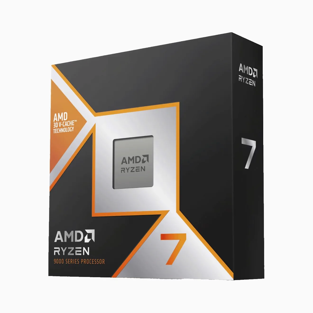 AMD CPU Ryzen 7 9800X3D, senza raffreddamento AM5, 4,7 GHz, 8 Core/16 Thread, 104 MB, 120W, rivenditore autorizzato, 100-100001084WOF/EW-1Y