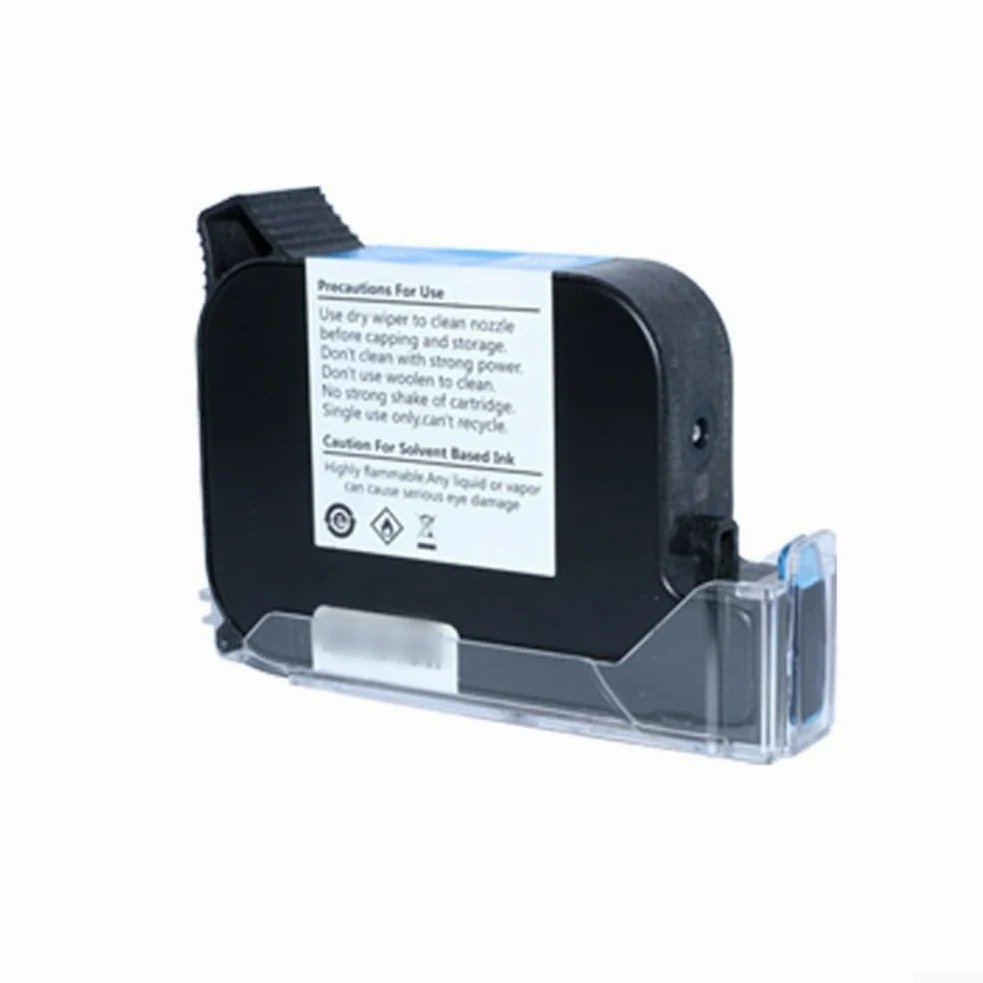 Cartuccia d'inchiostro nero ad alta resa, 42 ml, per stampante con ugello da 12,7 mm, per asciugatura rapida, formula per codificare su tessuto, metallo e legno (A)