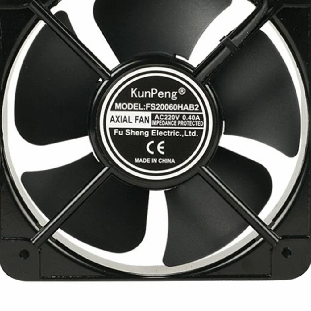 Almencla Ventola di Raffreddamento Industriale 220V 200x200x60mm, Avvio Rapido E Lunga Durata, Bassa Rumorosità