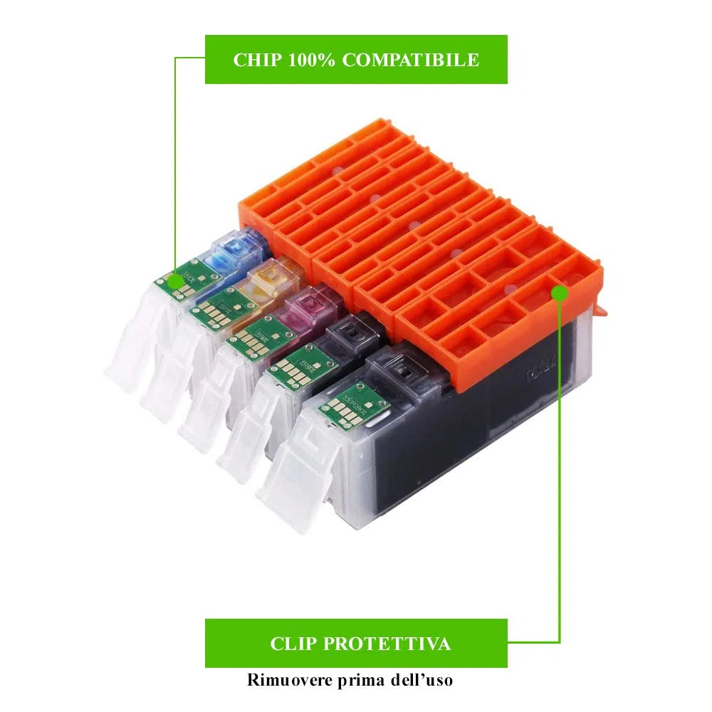 alphaink 5 Cartucce Compatibili con HP 364XL per Photosmart 5510 5520 5522 5524 6520 7520 b8550 b209a b110a c309 3520 Officejet 4620 4622 4610 Deskjet 3070A 3520 (2 Nero 1 Ciano 1 Magenta 1 Giallo)