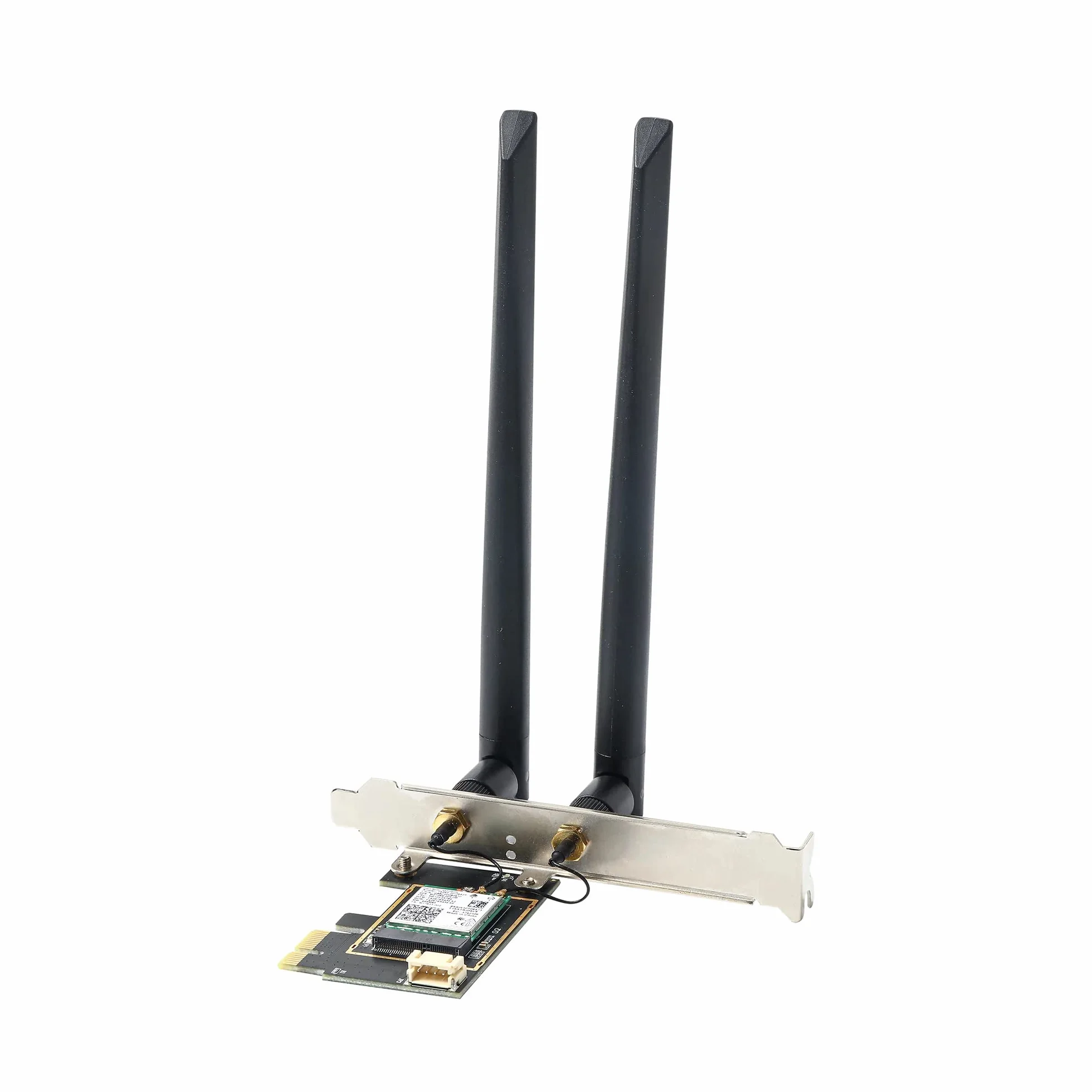 ZimaBoard Scheda WiFi PCIe, 6E M.2 NGFF Kit adattatore Mini Desktop, Nuovo adattatore wireless 6GHz BT5.2 802.11ax 5400Mbps 2.4GHz 5GHz supporto OFDMA MU-MIMO AX210NGW Scheda di rete Gigabit
