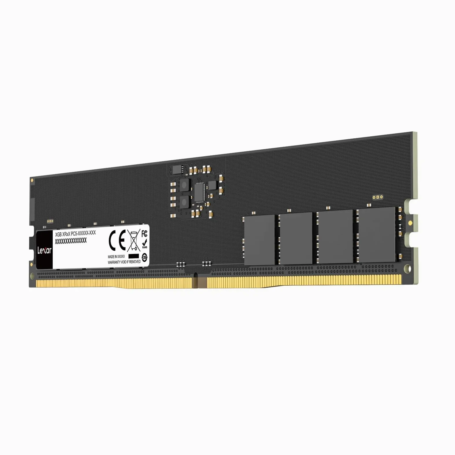 Lexar UDIMM 16GB DDR5 RAM 5600MHz CL46, RAM per computer a 288 pin, DRAM U-DIMM ad alte prestazioni per PC/computer, AI, 1.1V, CL46-45-45-90
