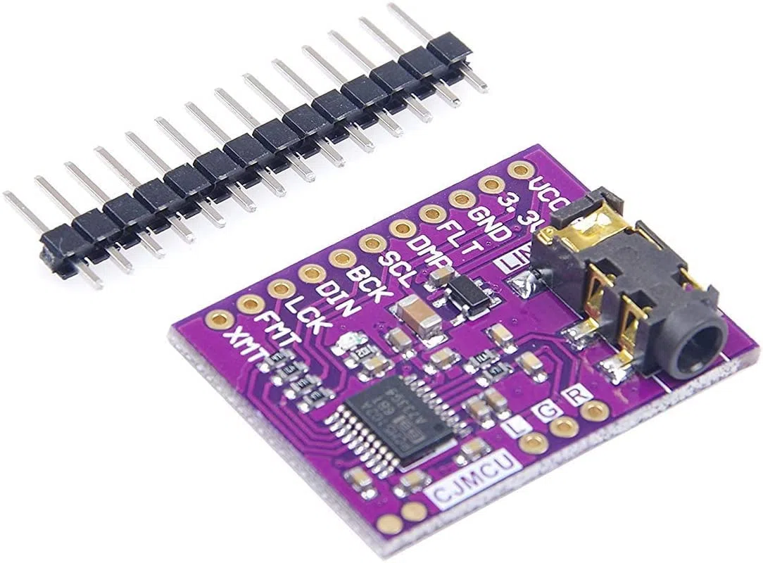 PCM5102A Convertitore digitale-analogico Modulo vocale PLL Scheda audio DAC stereo Scheda audio 3,5 mm Jack stereo 24 bit Modulo audio digitale per Raspberry Pi