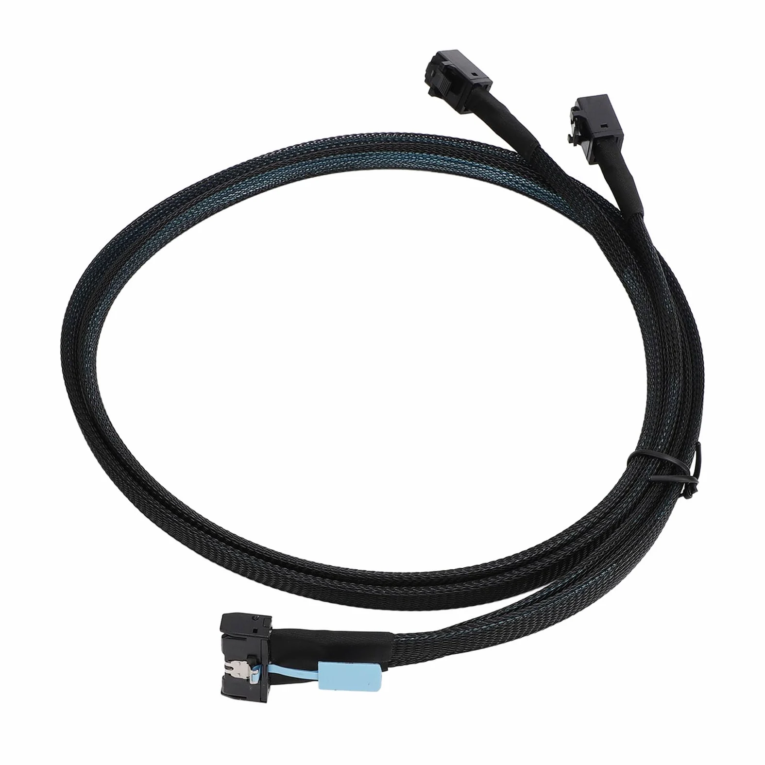 Cavo da MCIO 8i a 2*SFF-8643, MCIO 8i da 74 Pin a Mini SAS HD SFF-8643, PCIE 5.0, velocità di Trasferimento 32 GT/s, per Server, Data Center, 80 Cm