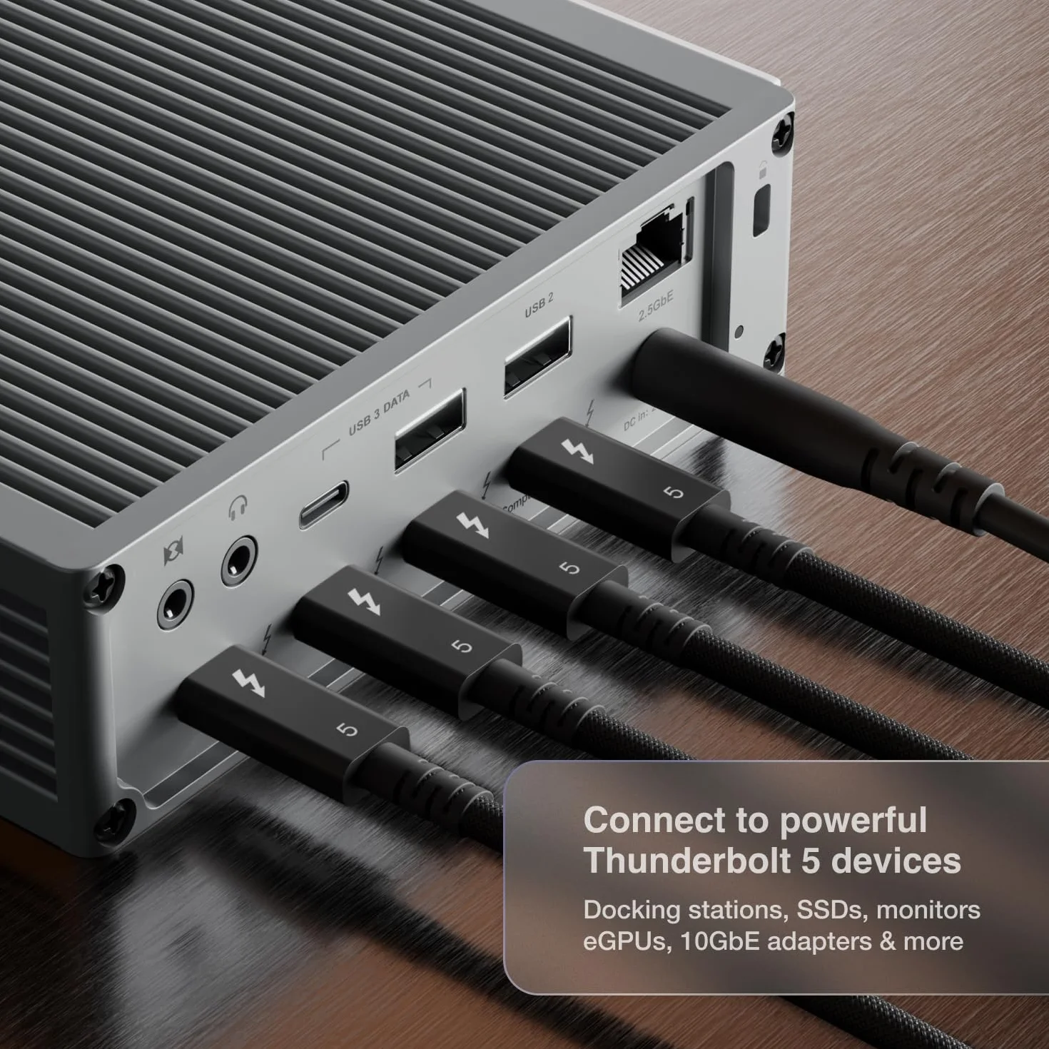 CalDigit Cavo Thunderbolt 5 (USB‑C) Pro (0,5 m intrecciato)