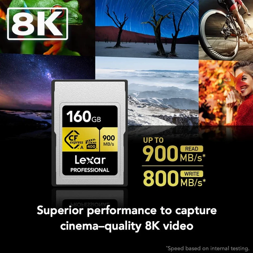Lexar Scheda Cfexpress 80GB tipo A Professional Serie ORO, nero