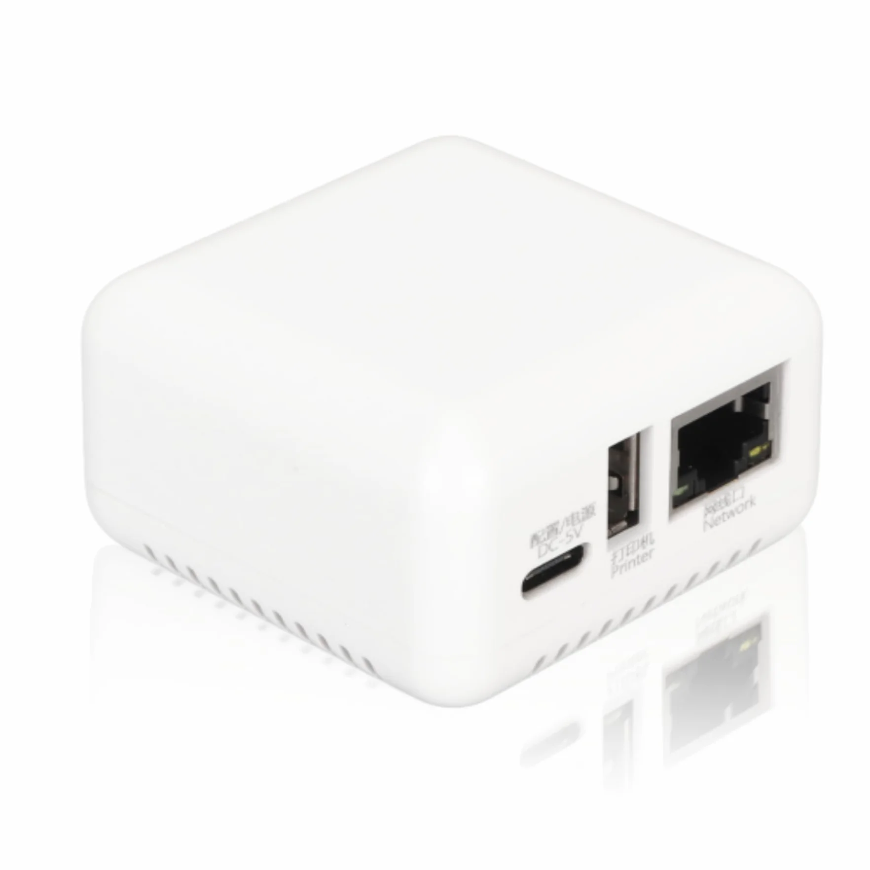 Server di Stampa di Rete USB 2.0 Server di Stampa USB Server di Condivisione di Stampa Compatto LAN 5 V Server di Stampa Wireless per Windows XP per Android per Linux (Spina