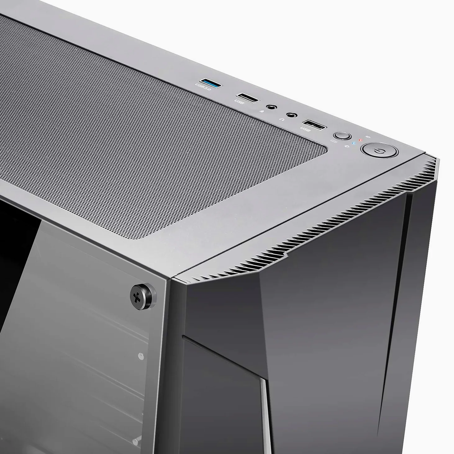 Spirit Of Gamer - Rogue V - PC Gamer ATX/Matx/ITX Case - Pannello Frontale E Parete in Vetro Temperato - 2 X 120mm Ventole RGB LED Indirizzabili - Aura/MSI Mystic/ASROCK 3Pin Compatibile (Rogue V)
