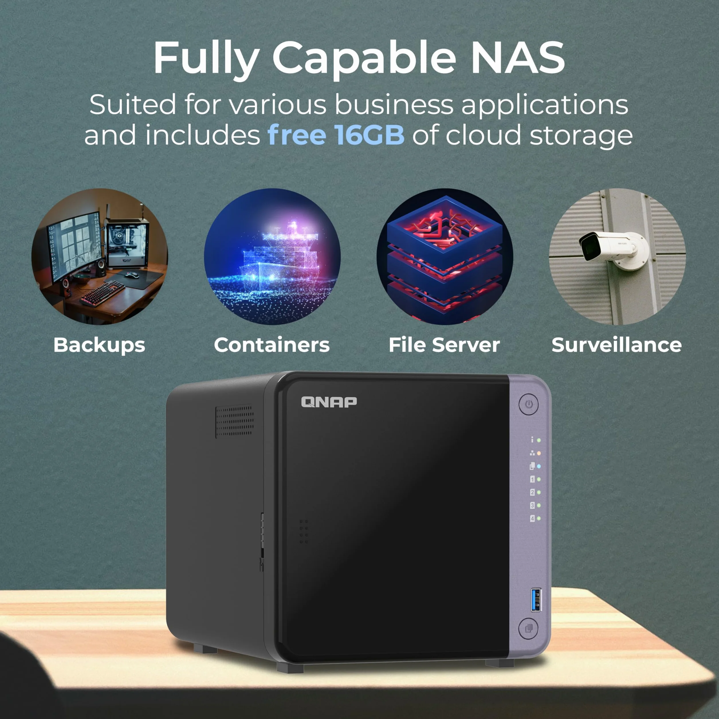 Qnap TS-432X-4g, Nas, Tower, Alpine, Alpine AL-524, 4gb, Ddr4