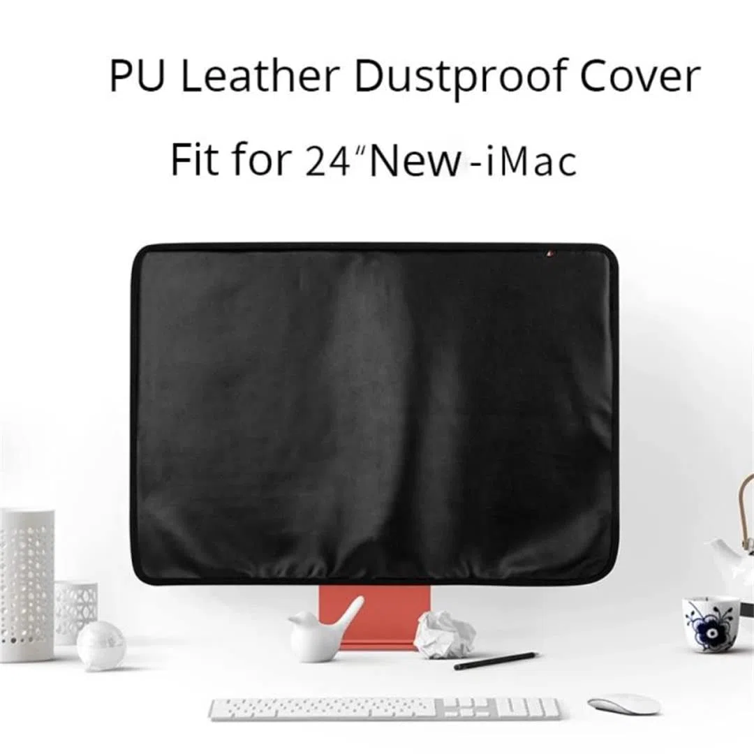 N//B Copertura Antipolvere per Monitor per Computer Compatibile per iMac 24", Custodia Protettiva per Pannello LCD/LED/HD (Grigio)