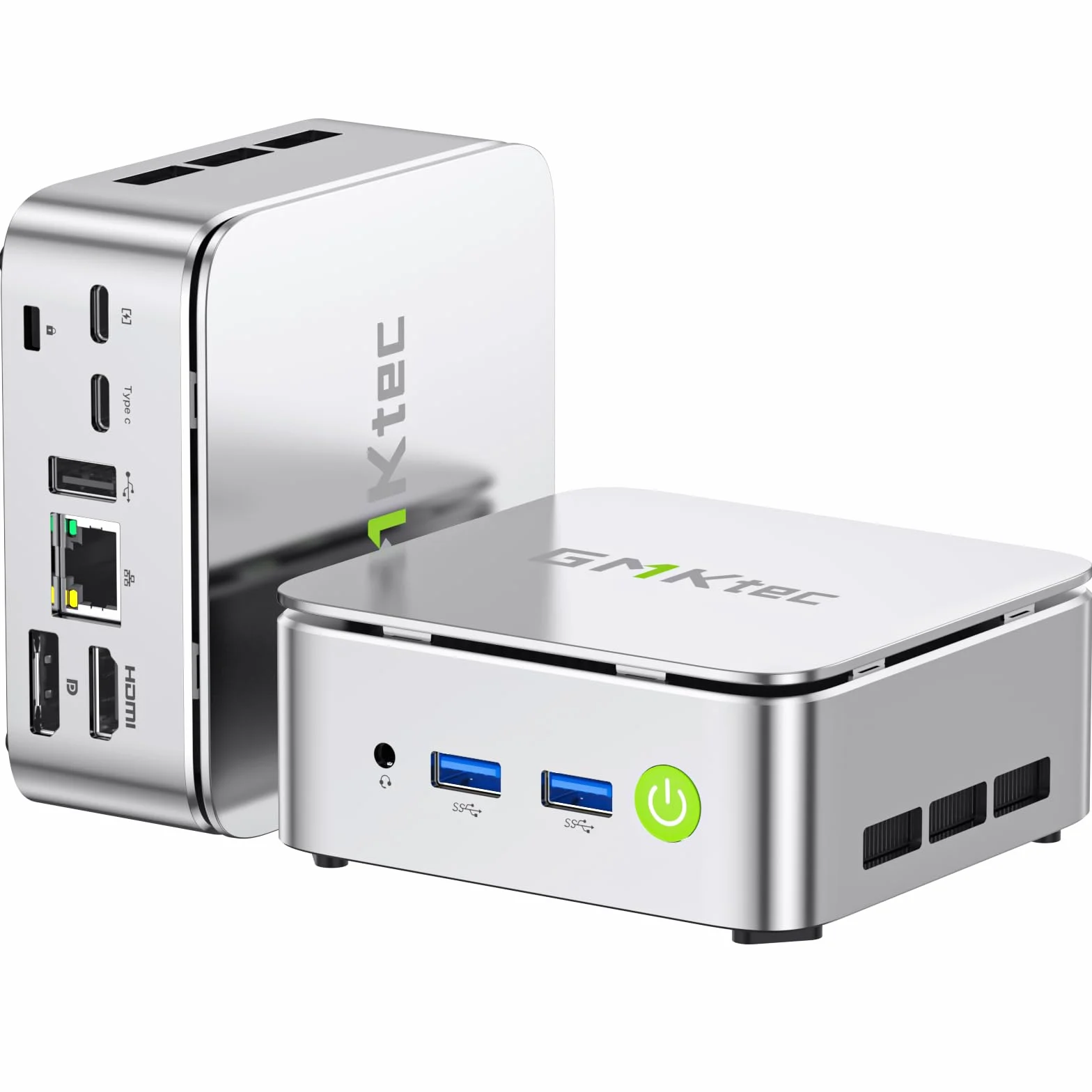 GMKtec Mini PC Ryzen 5 3500U (Superiore a 4300U/N150/N95), 16 GB RAM 512 GB M.2 SSD, Mini Computer Desktop con LAN 2,5G, Triplo Display 4K (HDMI/DP/Type C), PC Mini per Ufficio, Gaming e Casa