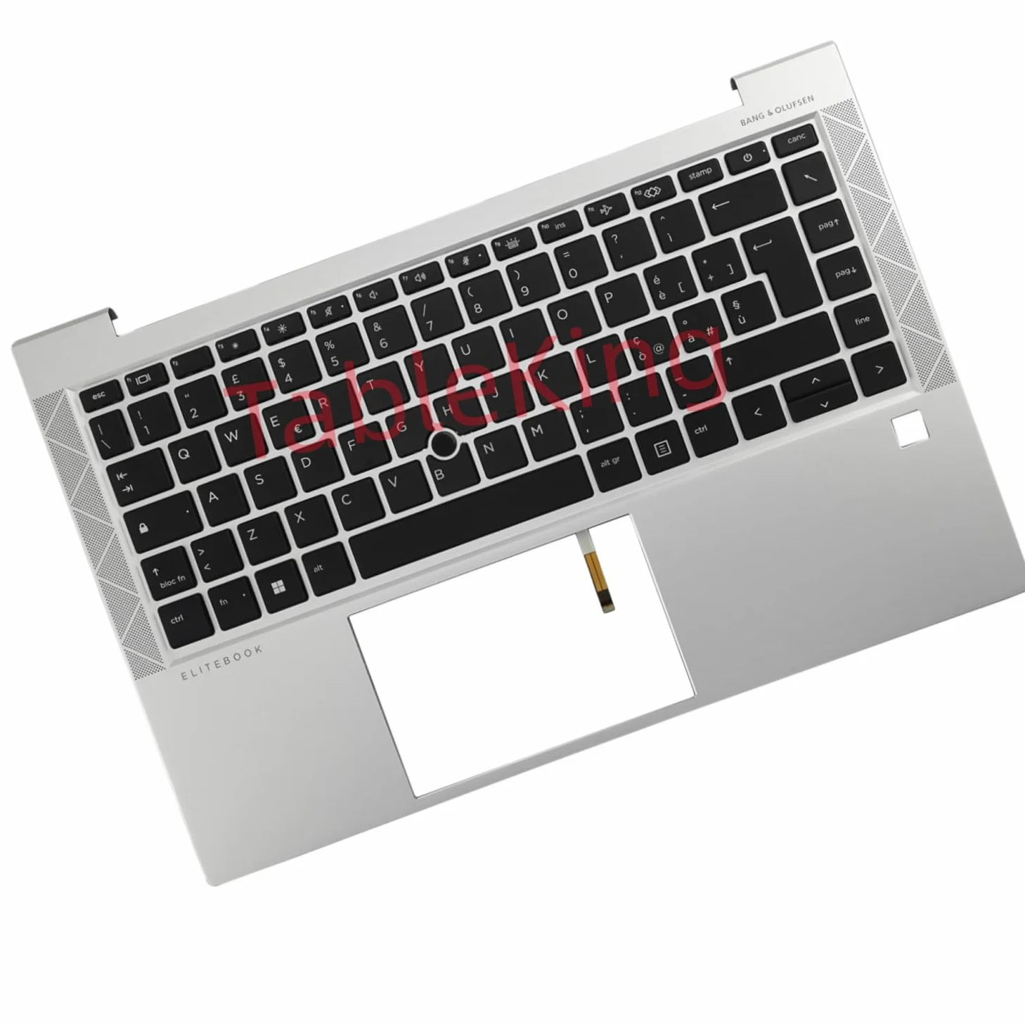 Tastiera di ricambio retroilluminata con distribuzione con poggiapolsi per HP EliteBook 840 G7 840 G8 845 G7 845 G8 745 G7 745 G8 con coperchio C (Italia)