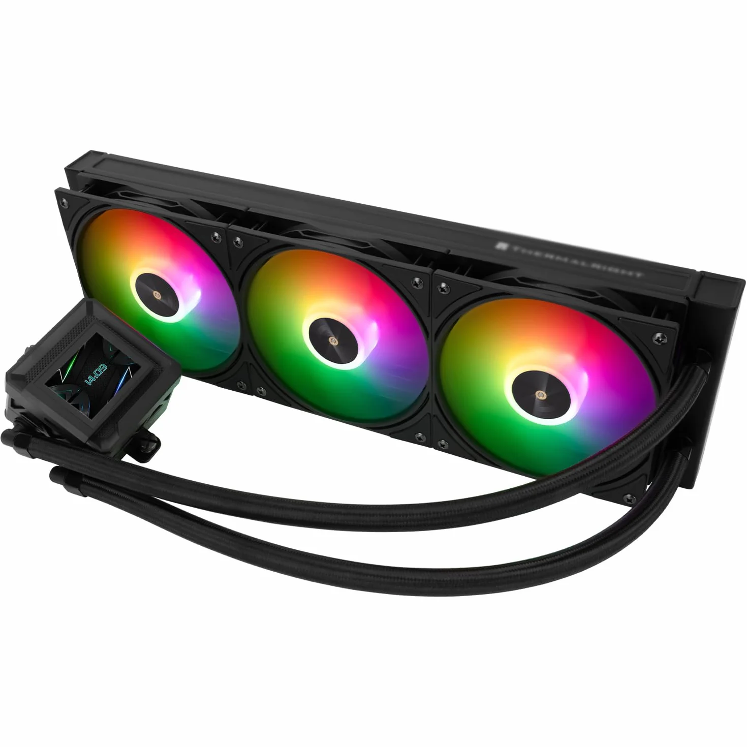 TR-Thermalright FW360 SE Black ARGB Liquid CPU, schermo LCD IPS da 2 pollici con risoluzione 320 x 240, magnetico, tema dello schermo fai da te, per AM4/AM5, LGA1851/1700/115x
