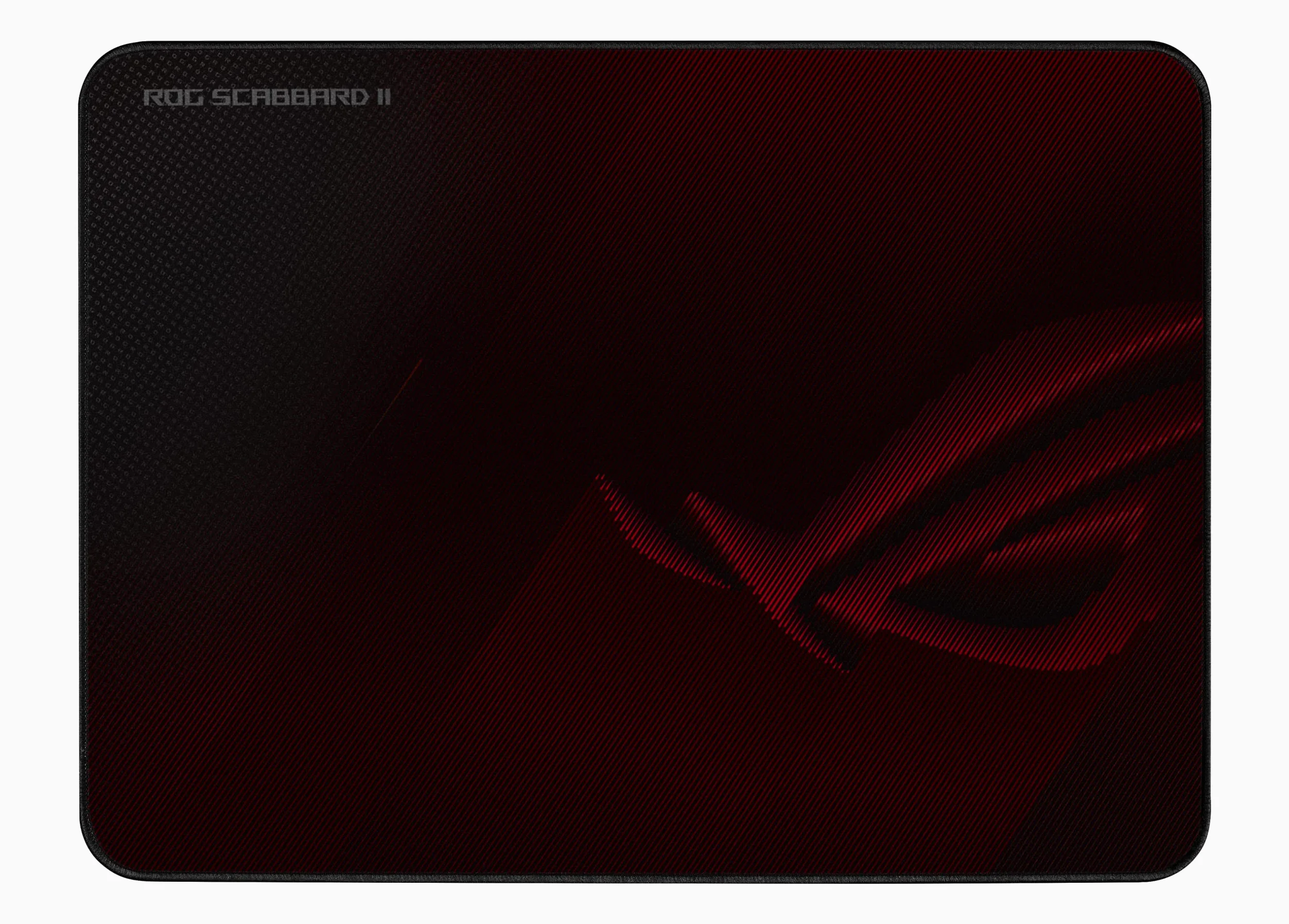 ASUS ROG Scabbard II Gaming Mousepad-Triple Guard Superficie di rivestimento protettivo respinge acqua, olio, polvere, bordi piatti cuciti anti-sfilacciamento, base in gomma antiscivolo, superficie