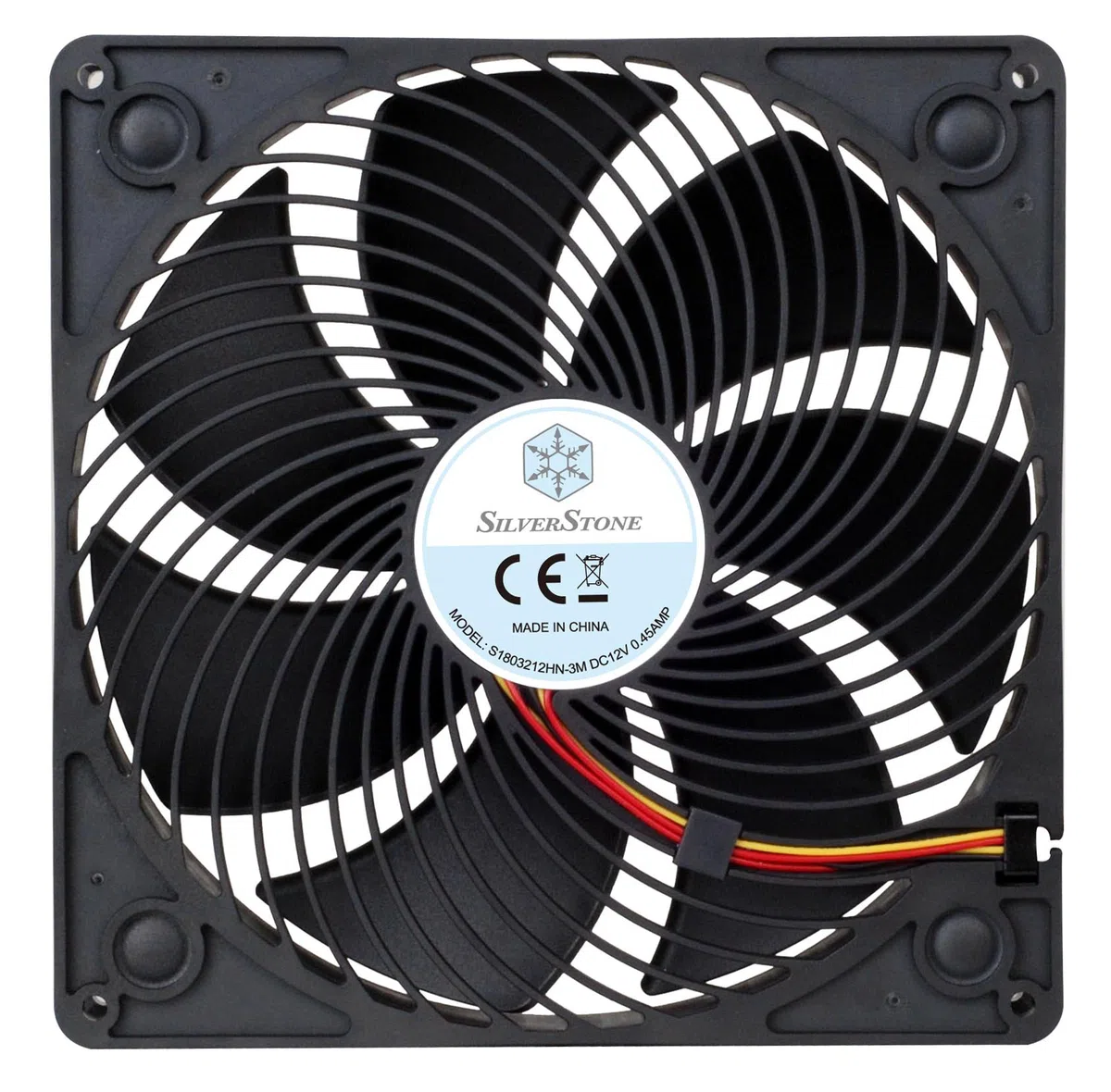 Silverstone AP181 Boitier PC Ventilateur 18 cm Noir