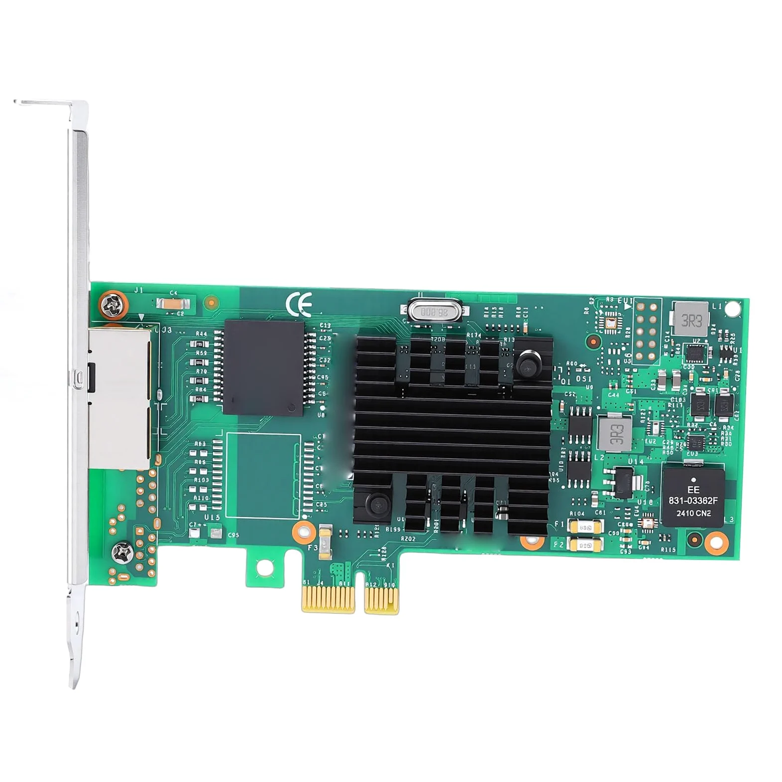 Adattatore di Rete PCI Express Doppio RJ45 Ad Alta densità per velocità Gigabit Affidabile, Adatto per Server, Staffa Inclusa