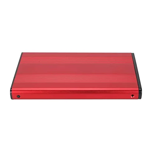 Case esterno portatile per hard disk, HDD e SSD con interfaccia USB 3.0, 2,5 pollici, 5 Gb/s, 2 TB, antistatico, per nero, argento, blu e rosso