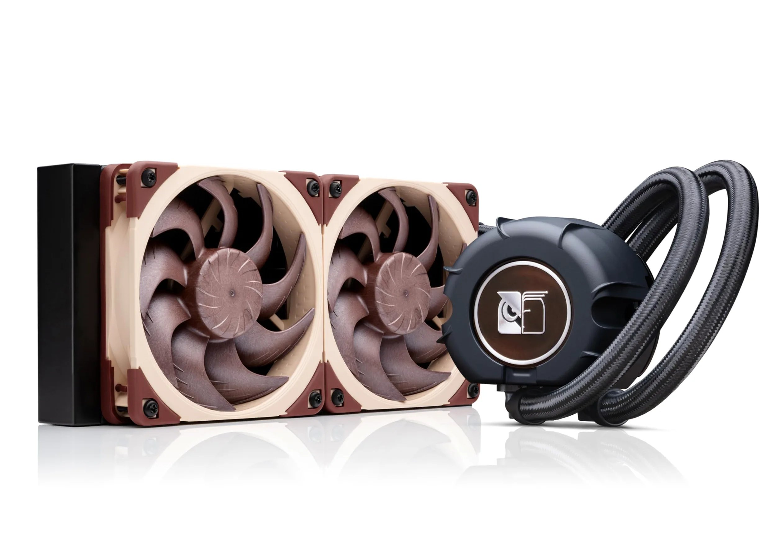 Noctua NL-LC1-24 da 240 mm Dissipatore a Liquido All-in-One (AIO) Silenzioso per CPU AMD AM5 e Intel LGA1851/LGA1700 (Nero, Marrone, Beige)