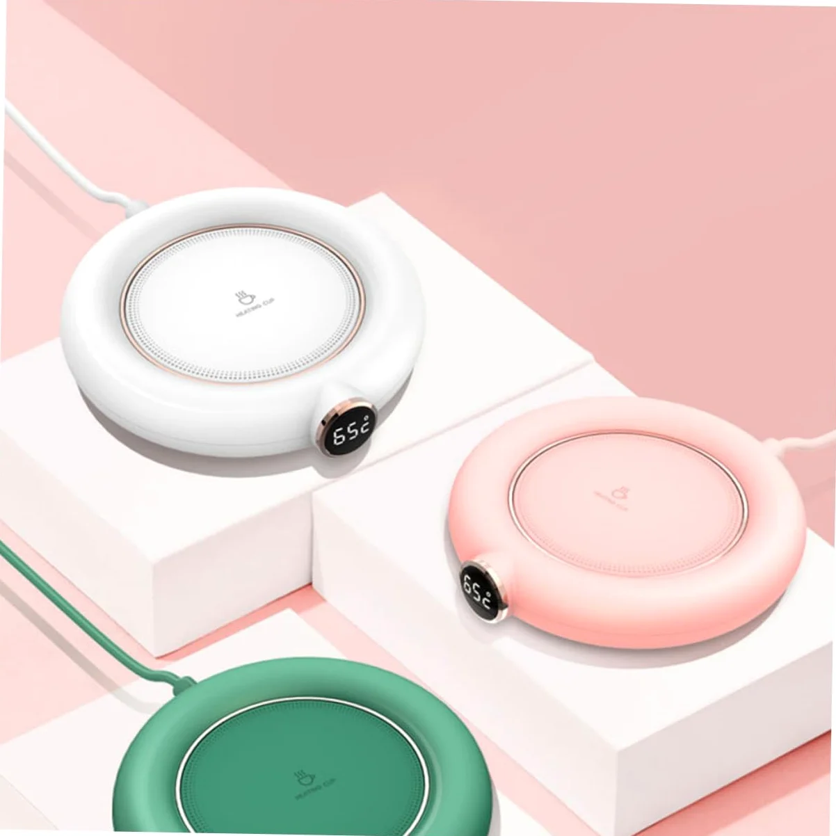 POPETPOP 1pezzi Scalda Tazze da Caffè Ricarica USB Scalda Tazze Isolanti per Tè e Bevande Calde da Latte Cuscinetto