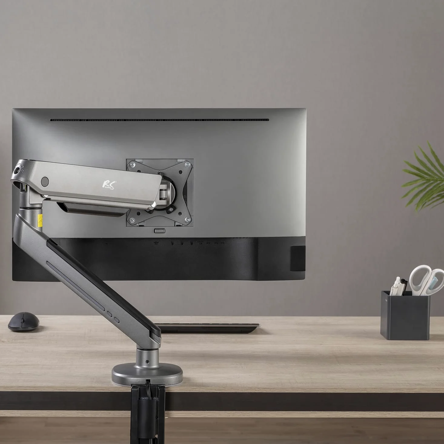 Supporto per monitor da gioco NanoRS 17-32" con illuminazione LED RGB regolabile Supporto da tavolo Regolabile in altezza Girevole Inclinabile Max. 9 kg VESA 75x75 / 100x100 (1x)