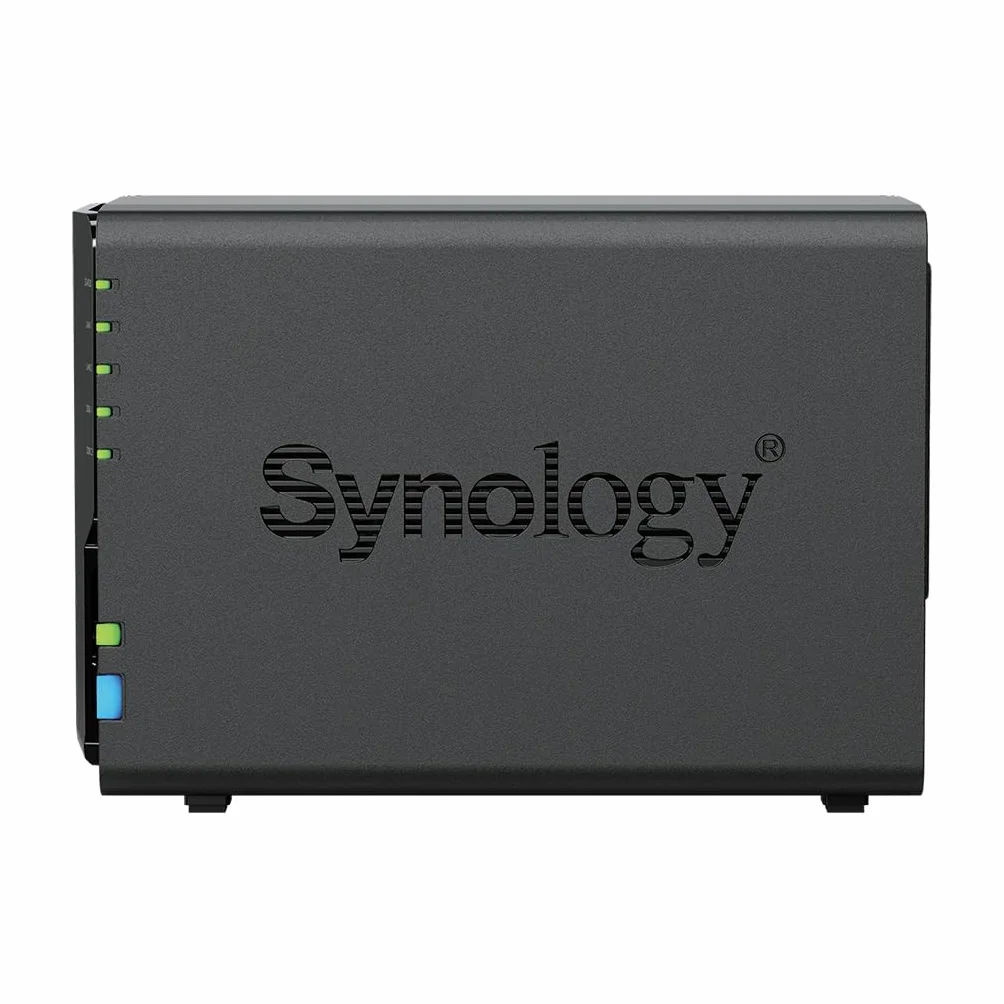 Synology DS225+ 8TB (Seagate Ironwolf 2x4TB) 2-Bay Plus Series - Intel Celeron J4125 Quad-Core, 2GB Non-ECC DDR4 SODIMM 1x2.5GbE e 1x1GbE RJ-45 LAN Port