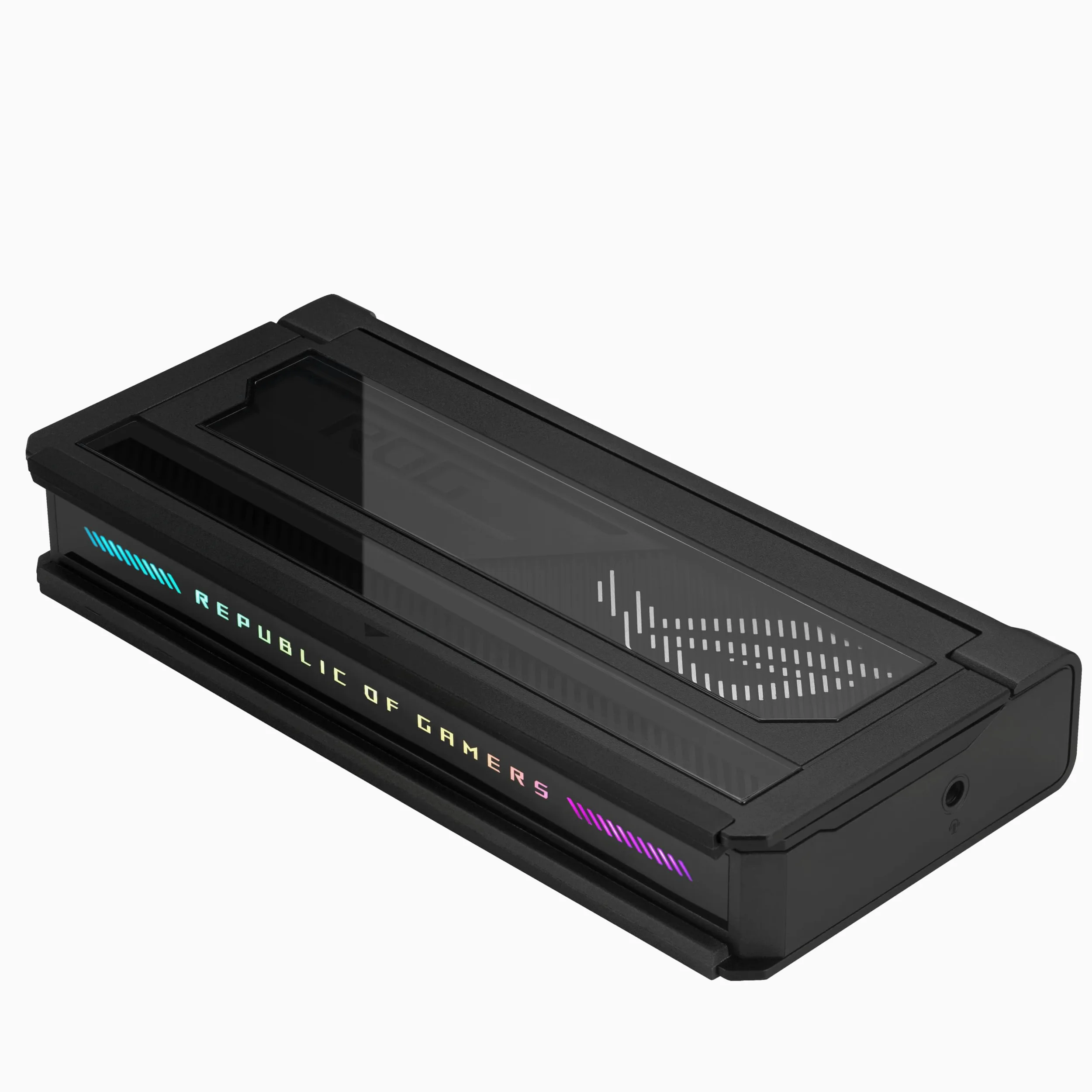 ROG BULLWARK Dock / DG300, Docking Station 7 in 1, HDMI 2.1 8K/4K, 3 USB-A 10Gbps, USB-C 100W, Ethernet, RGB, Nero