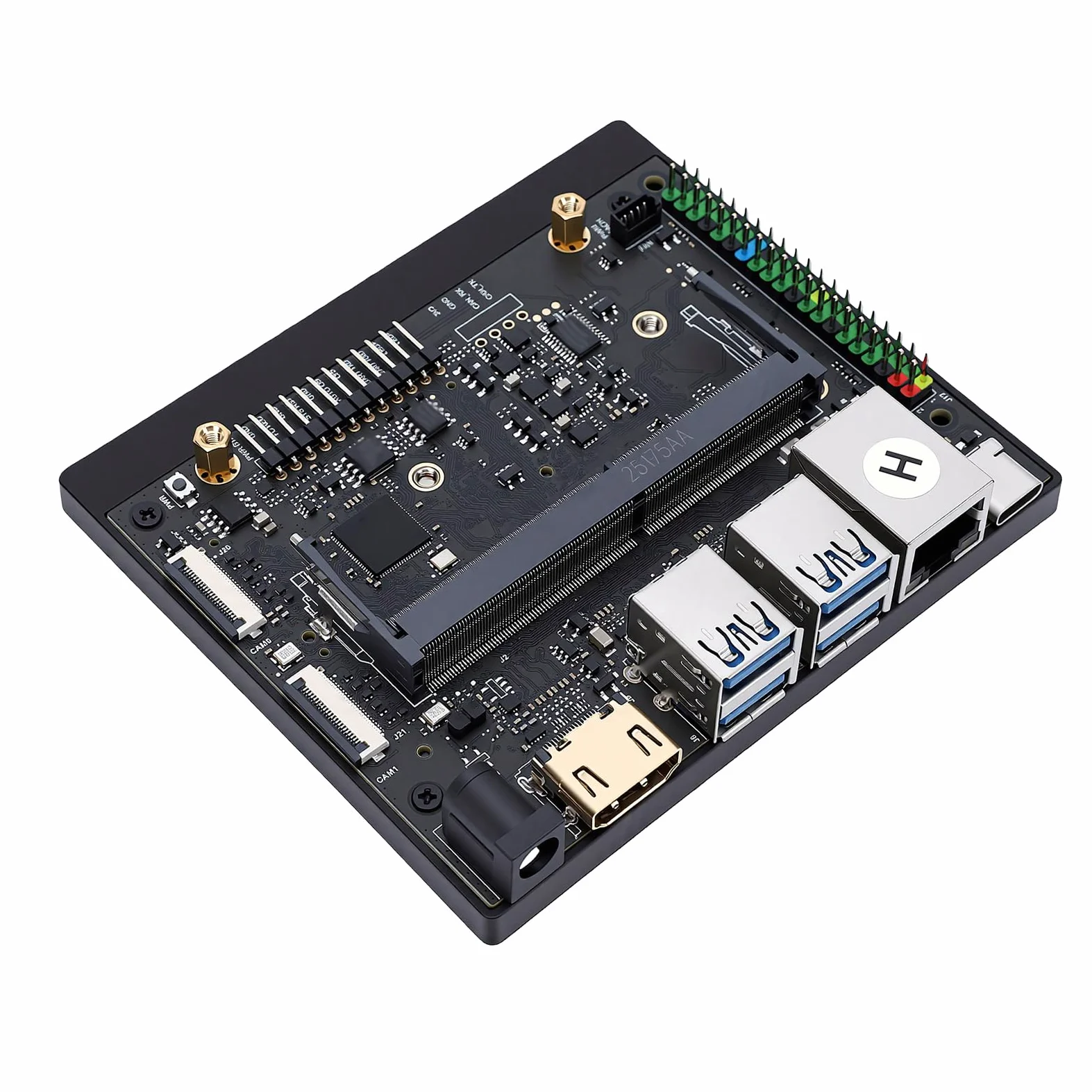 Generic Scheda di Sviluppo AI con connettività Estesa per Scheda PCB Super Carrier Orin NX, Potente Supporto per Applicazioni AI, Adatta a Ingegneri e Sviluppatori