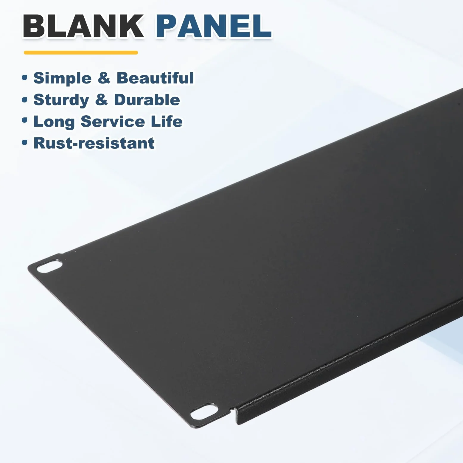 2 Set Pannelli Vuoti 3U, Kit Pannelli Di Riempimento Montaggio Rack Metallico Con Viti E Dadi Per Accessori Cavi Armadio Rack Server Rete 19 Pollici, Nero