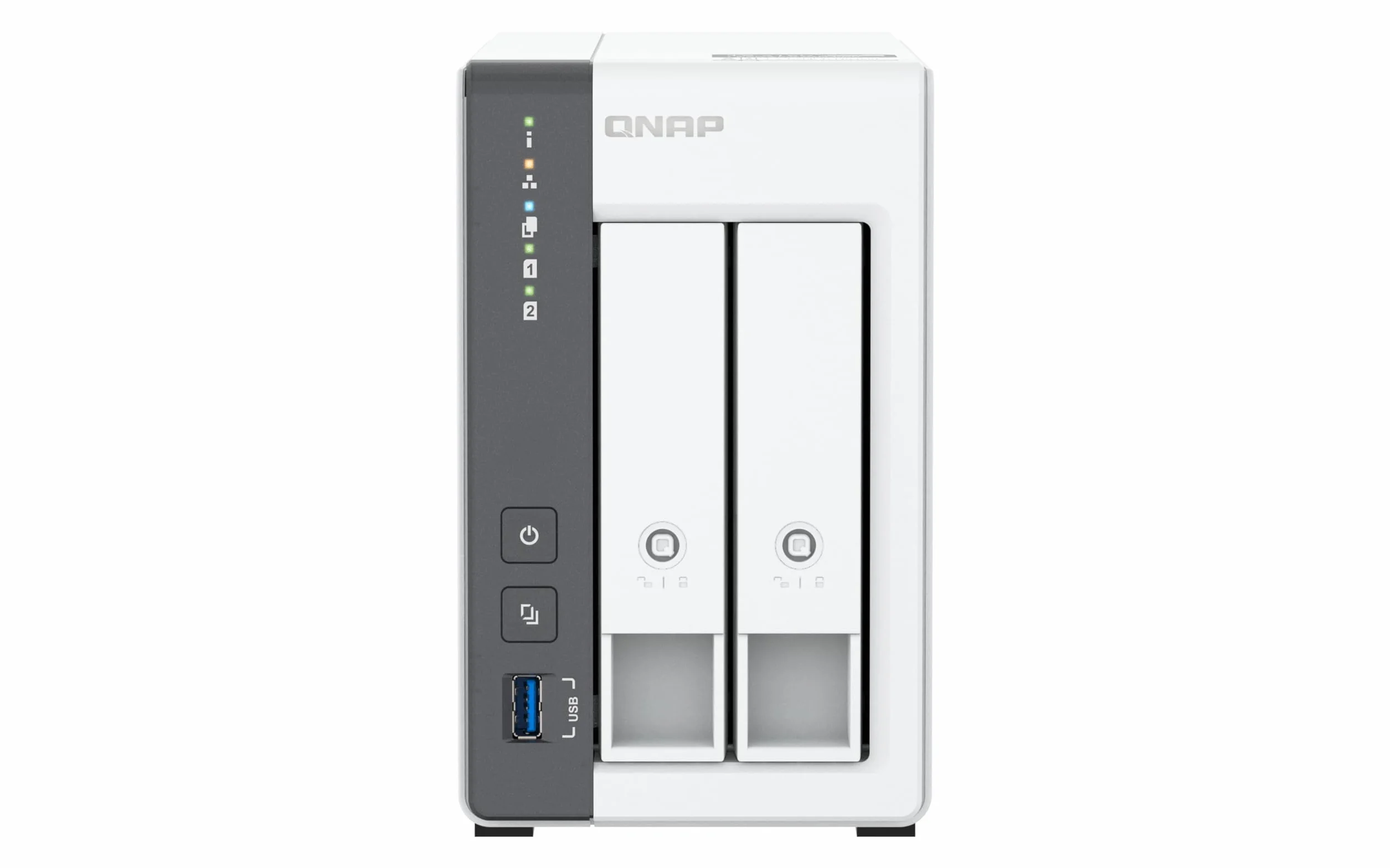 QNAP TS-216G NAS System 2-Bay 8TB inkl. 2x 4TB WD Red Plus WD40EFPX
