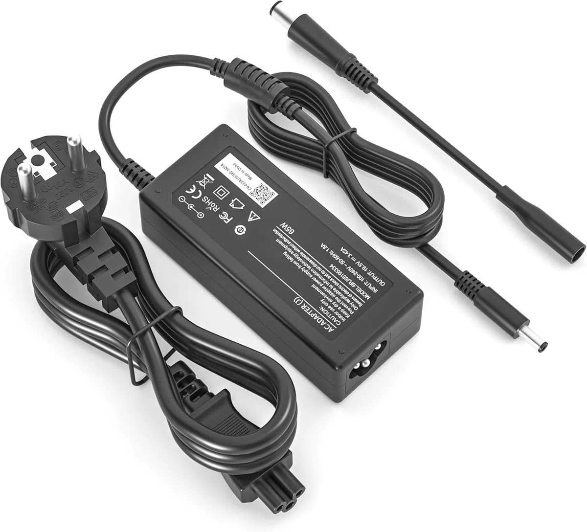 Caricatore Alimentatore 65W 45W per Dell-Inspiron 15-3000 15-5000 15-7000 17-7000 17-5000 14-7000 13-7000 11-3000 2 in 1 Serie 3583 3593 7506 7573 Latitude 3520 3420 3410 Caricabatterie Adattatore