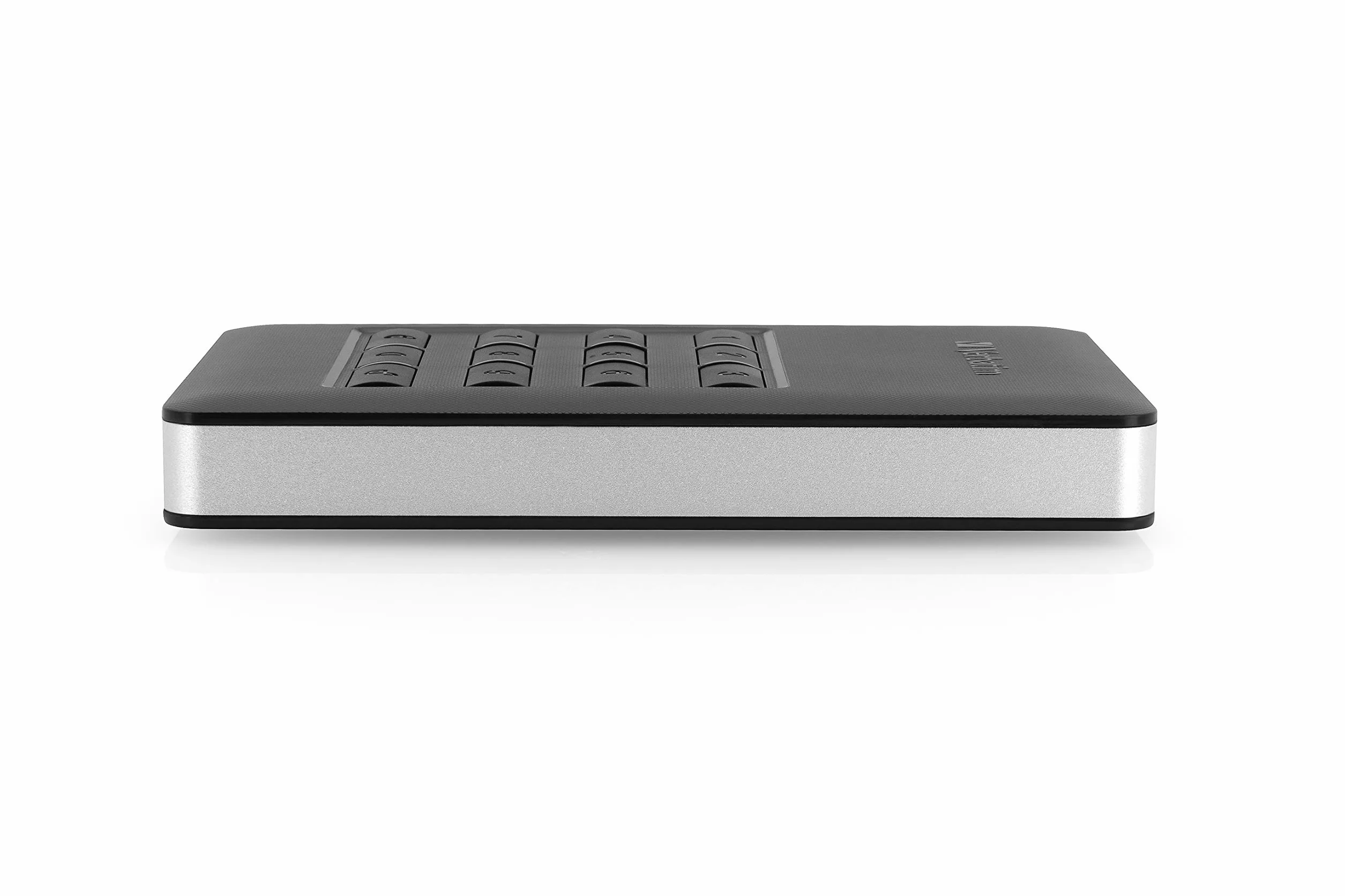 Disco rigido esterno Verbatim Store 'n' Go Secure Portable I da 2 TB I Black I con Code Access I USB 3.2 GEN 1 I Disco rigido esterno I per Windows e MacOSX I Disco rigido portatile I Disco rigido USB